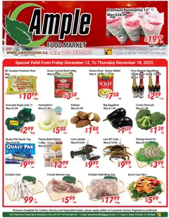 Preview of Ample Food Market - Weekly flyer Brampton from shop Ample Food Market valid from 12.12.2025