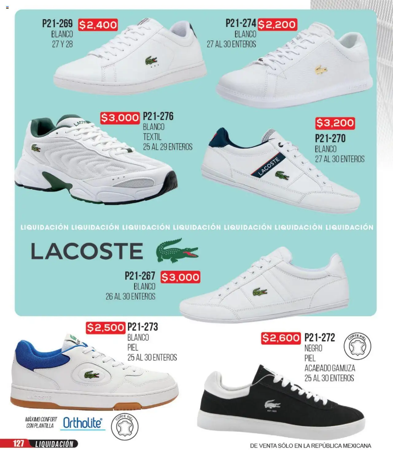 Nuevas ofertas de Cklass válidas en toda la República Mexicana desde el 09.09.2025. ¡Encuentra las mejores ofertas en Cklass - Catálogo Liquidacion Calzado! | Página: 128 | Productos: Gamuza