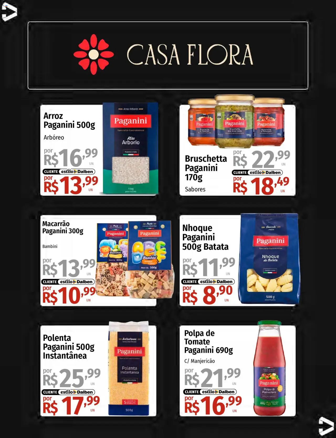 Supermercado Dalben Folheto - válido de 16.09.2025 | Página: 11 | Produtos: Manjericão, Arroz, Macarrão, Batata