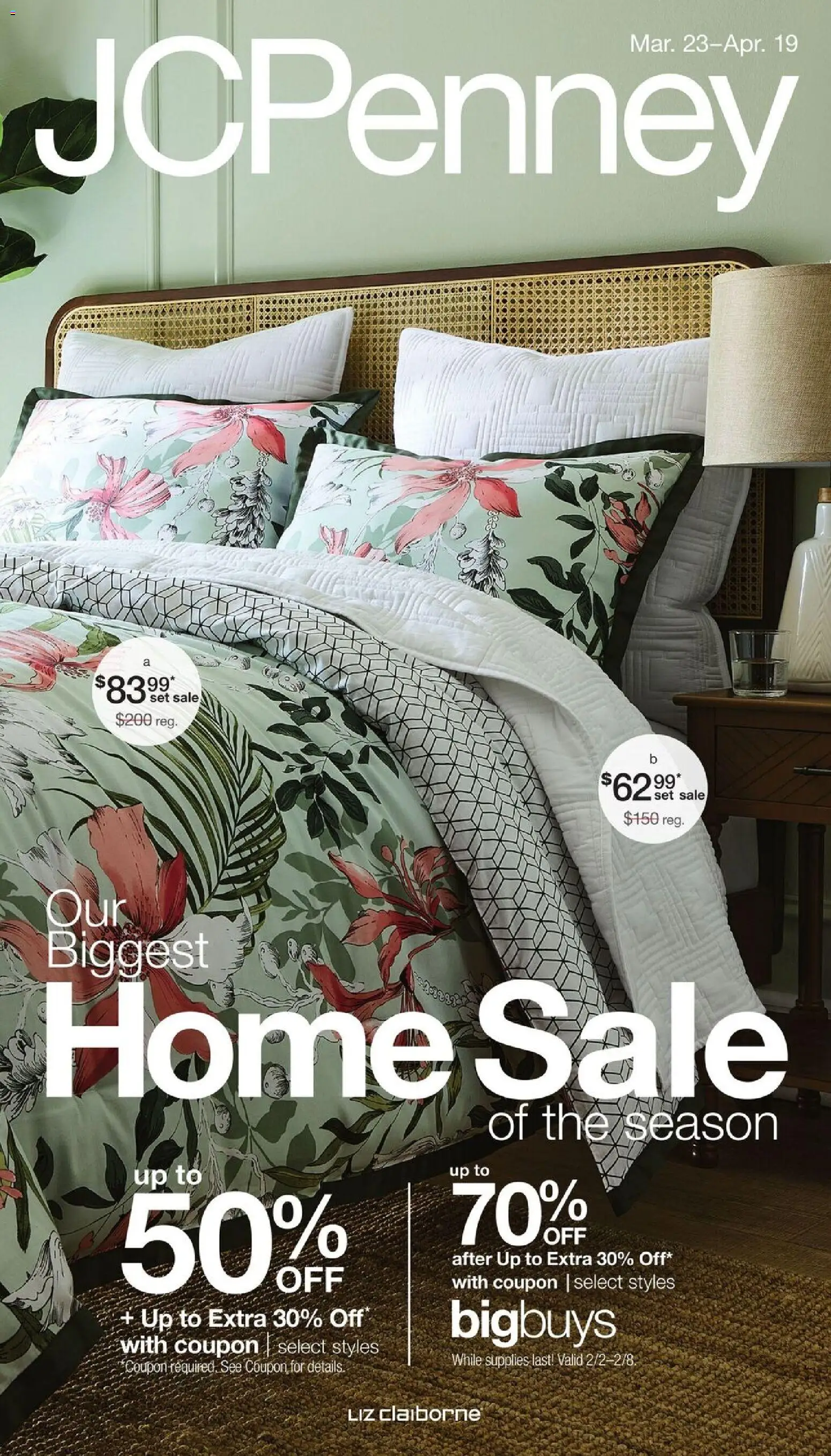 JCPenney Our Biggest Home Sale of the Season - valid from 23.03.2026 | Page: 1