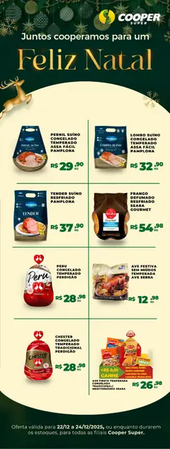 Cooper - Ofertas Aves Natalinas - Pré-Visualização do folheto da loja Cooper, válido de 22.12.2025