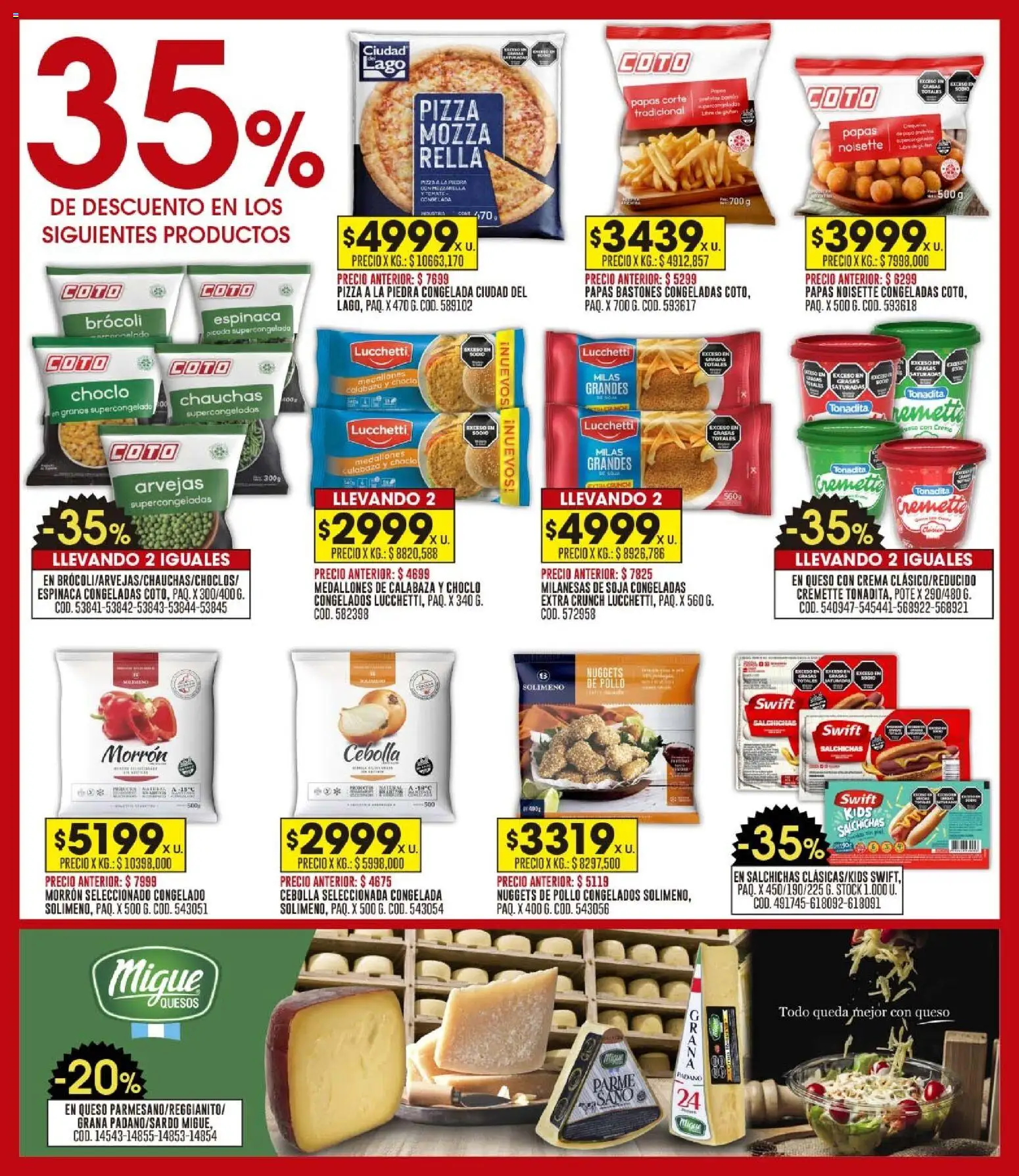 Coto - Ofertas │ válido desde el 12.01.2026 | Página: 7 | Productos: Pollo, Arvejas, Tomate, Crema