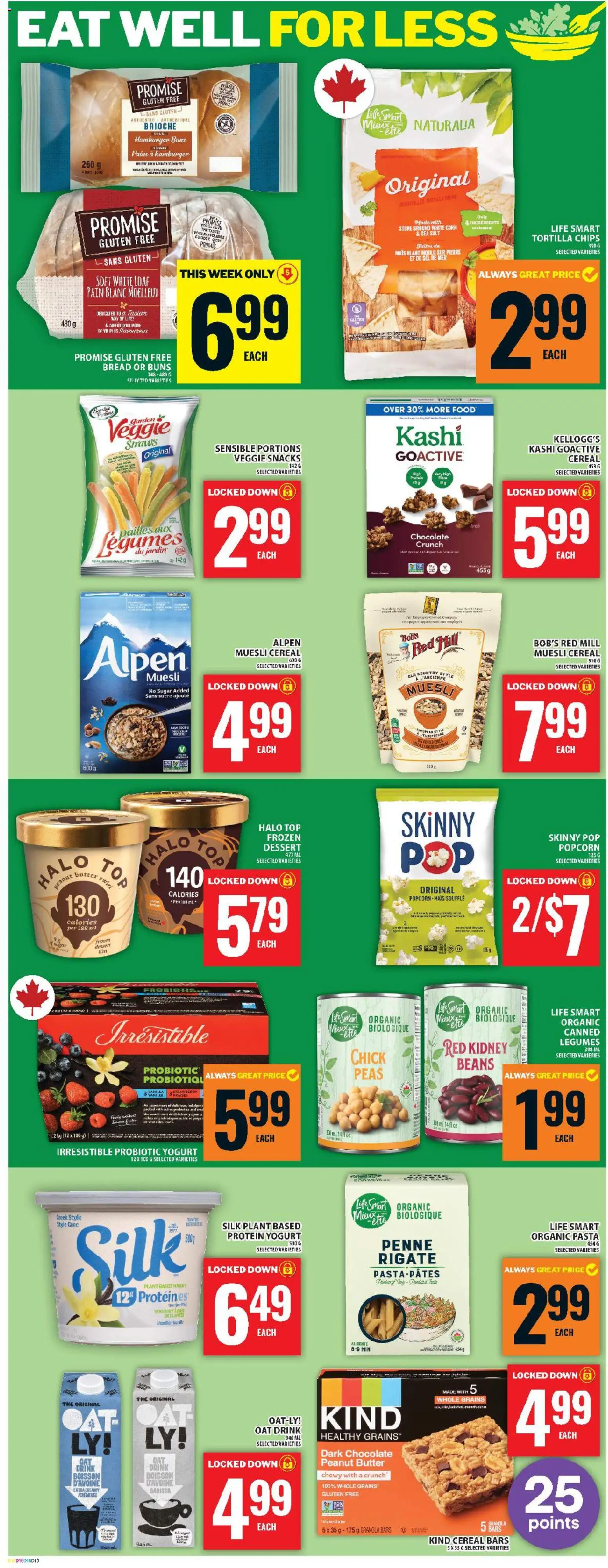 Food Basics flyer valid from 09.04.2026 | Page: 12 | Products: Butter, Yogurt, Bread, Chocolate