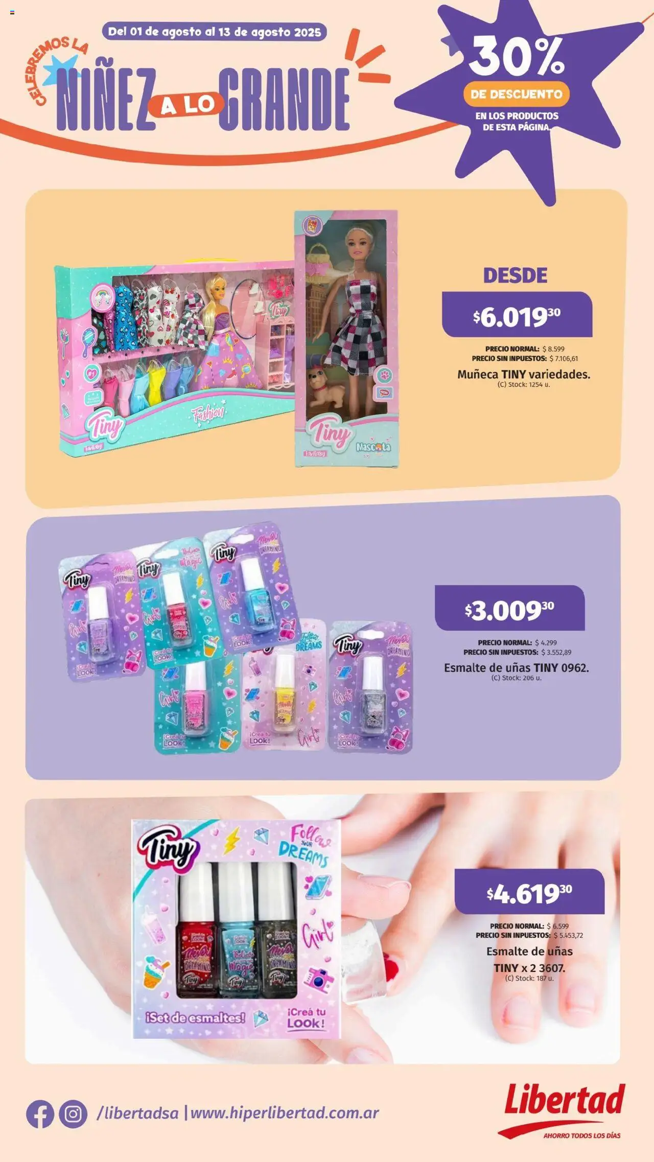Hipermercado Libertad - Celebremos la niñez a lo grande │ válido desde el 01.08.2025 | Página: 7 | Productos: Esmalte de uñas
