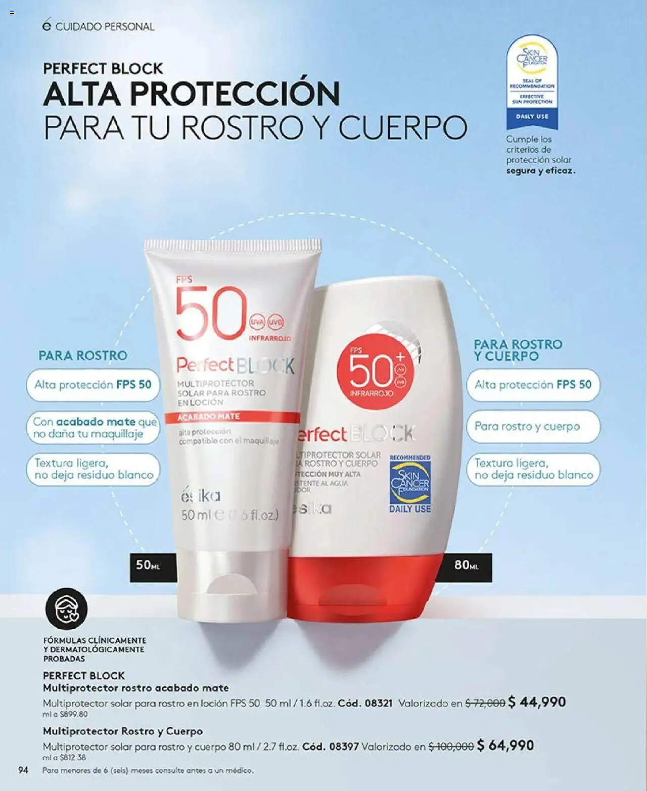 Ésika revista - valida desde el 16.06.2025 | Página: 94 | Productos: Agua, Loción, Maquillaje