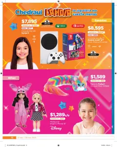 Vista previa de Chedraui - Promociones Cuesta Menos Cumplir Tus Deseos, nuevo folleto de la tienda, válido en México a partir del 01.09.2025 | Página: 12 | Productos: Cable, Xbox