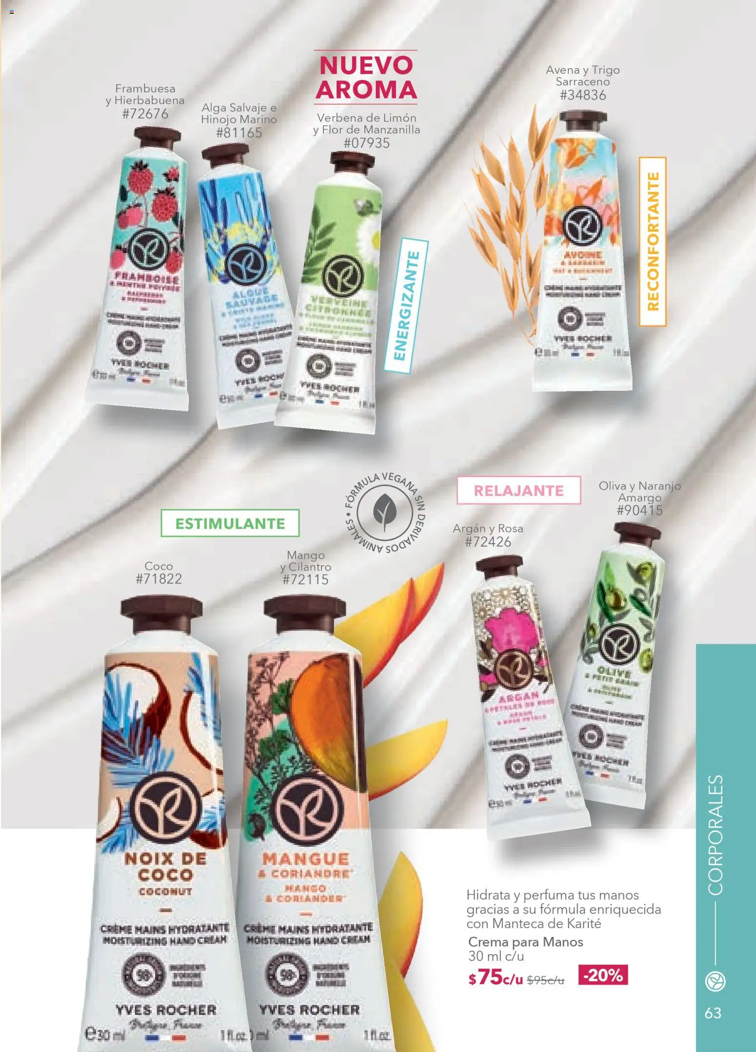 Nuevas ofertas de Yves Rocher válidas en toda la República Mexicana desde el 19.11.2025. ¡Encuentra las mejores ofertas en Yves Rocher campaña 16 2025! | Página: 65 | Productos: Avena, Crema, Limón, Mango