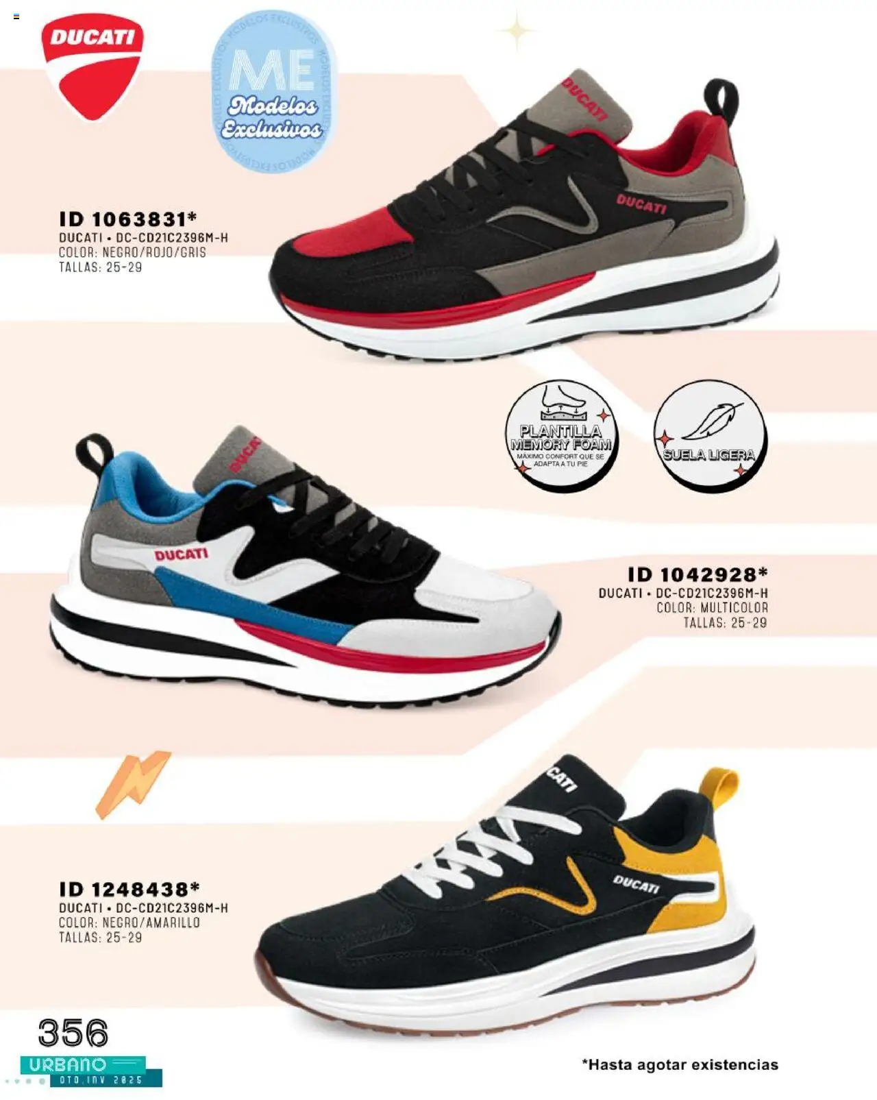 Nuevas ofertas de Price Shoes válidas en toda la República Mexicana desde el 24.07.2025. ¡Encuentra las mejores ofertas en Price Shoes catálogo Urbano otoño / invierno 2025! | Página: 356