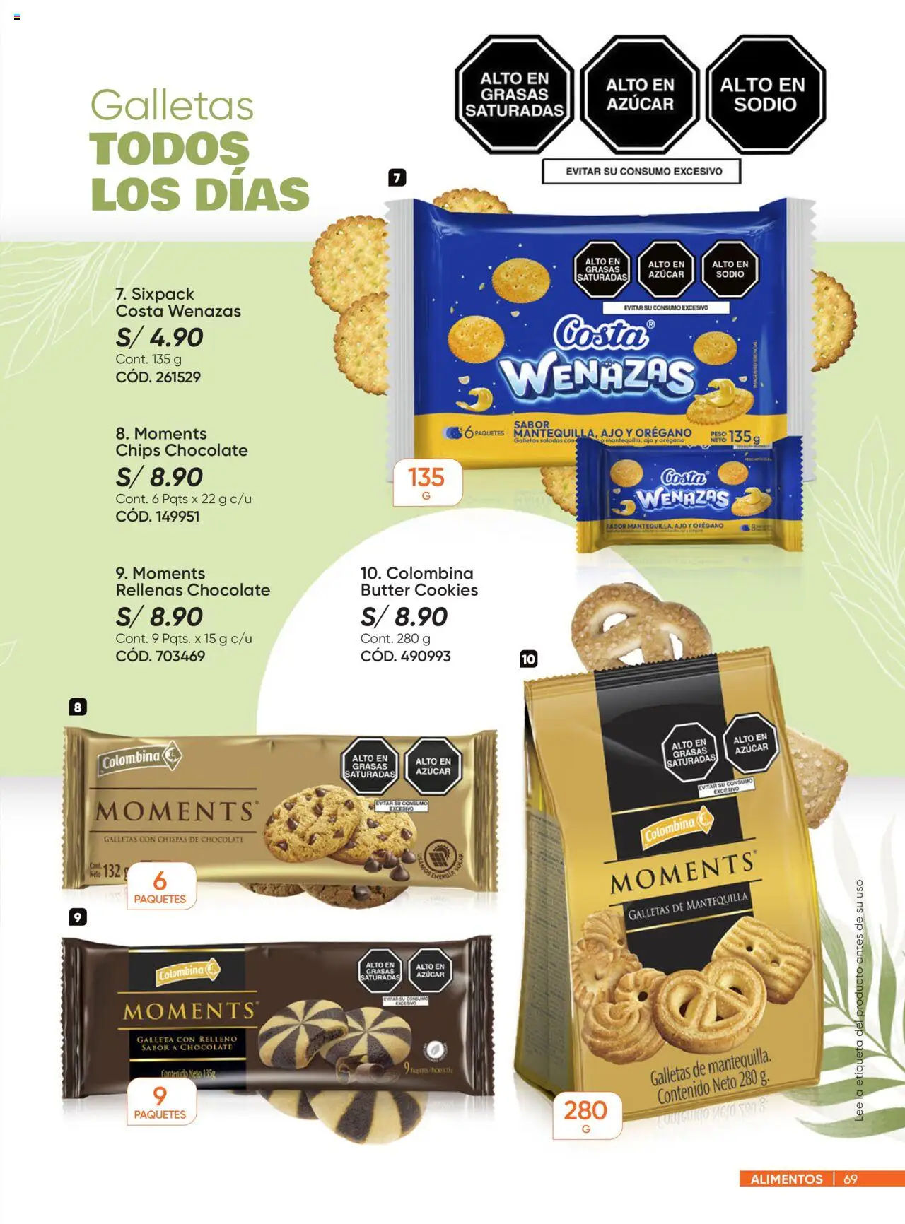 Catálogo Azzorti válido desde 18.08.2025 | Página: 69 | Productos: Mantequilla, Chocolate, Galletas, Peso