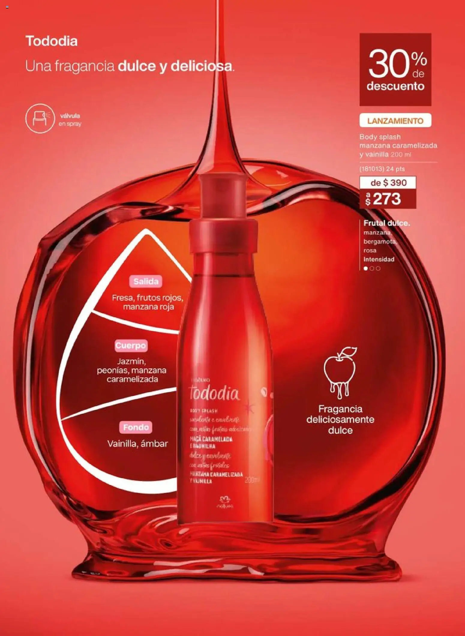 Nuevas ofertas de Natura válidas en toda la República Mexicana desde el 20.12.2025. ¡Encuentra las mejores ofertas en Natura campaña 1 2026! | Página: 37 | Productos: Manzana, Válvula, Body, Fragancia