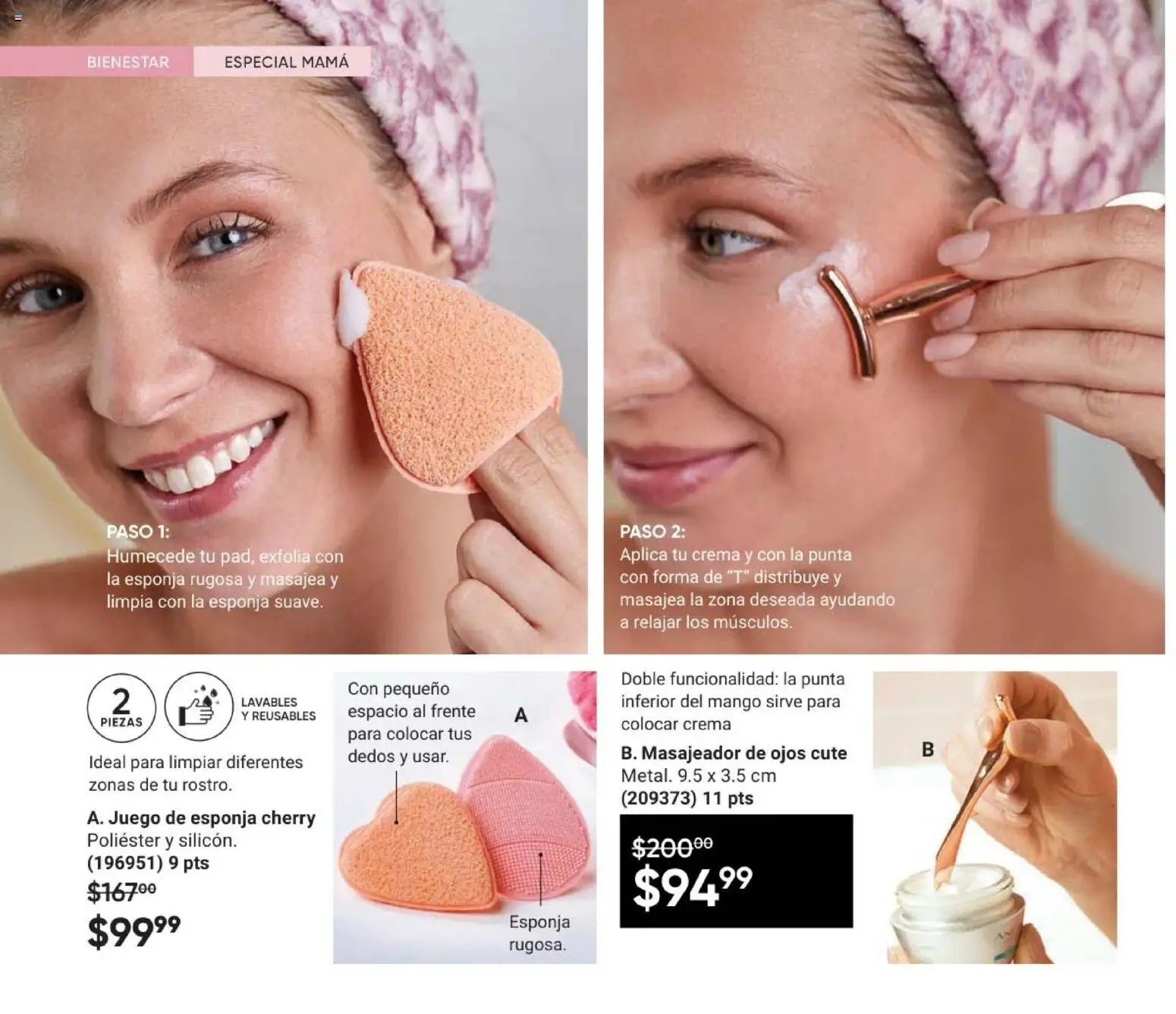 Nuevas ofertas de AVON válidas en toda la República Mexicana desde el 02.04.2026. ¡Encuentra las mejores ofertas en AVON Casa & Estilo 6 2026! | Página: 112 | Productos: Crema, Esponja, Mango, Juego