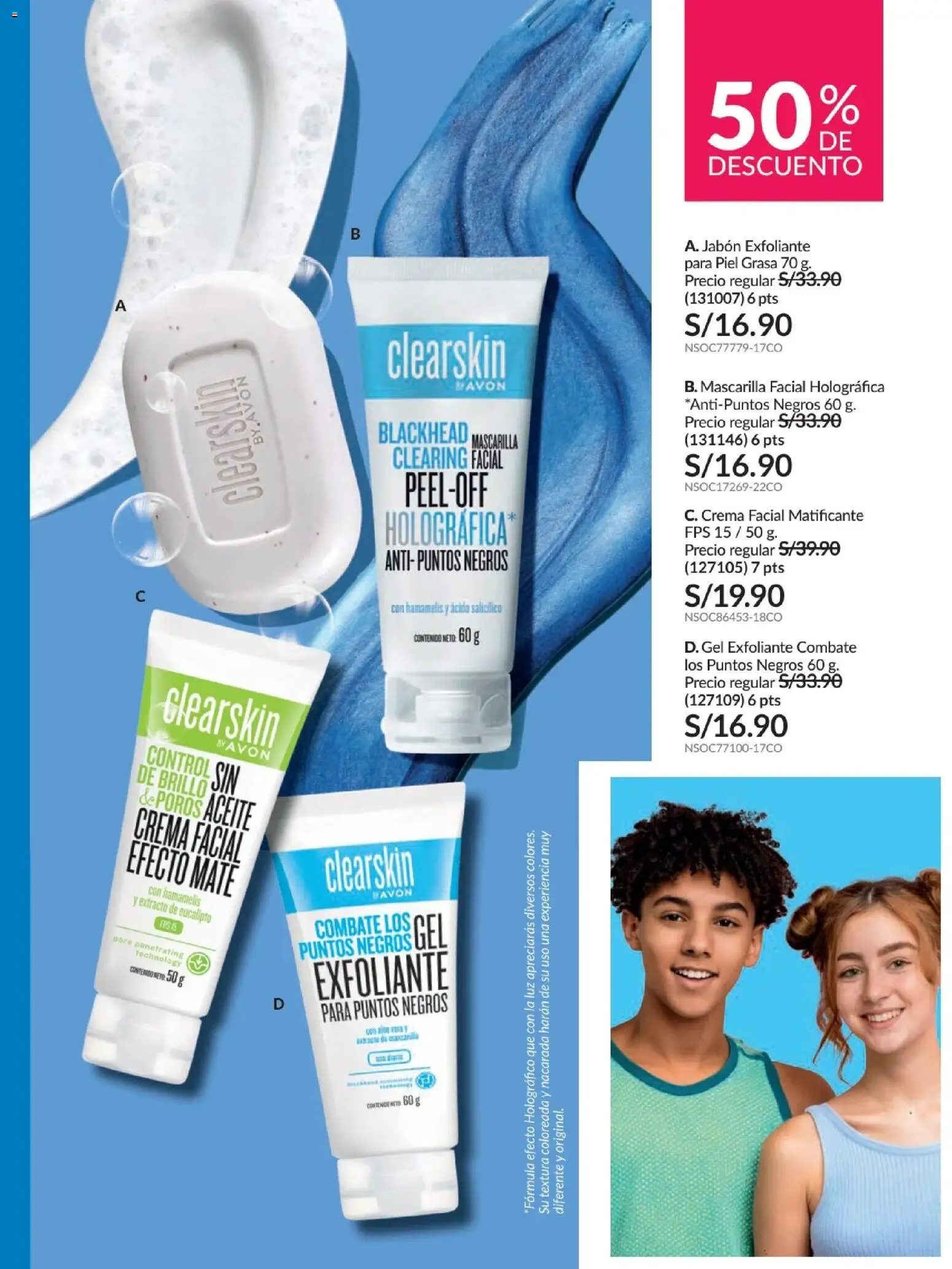 Catálogo Avon válido desde 01.01.2026 | Página: 115 | Productos: Exfoliante, Jabón, Aceite, Crema