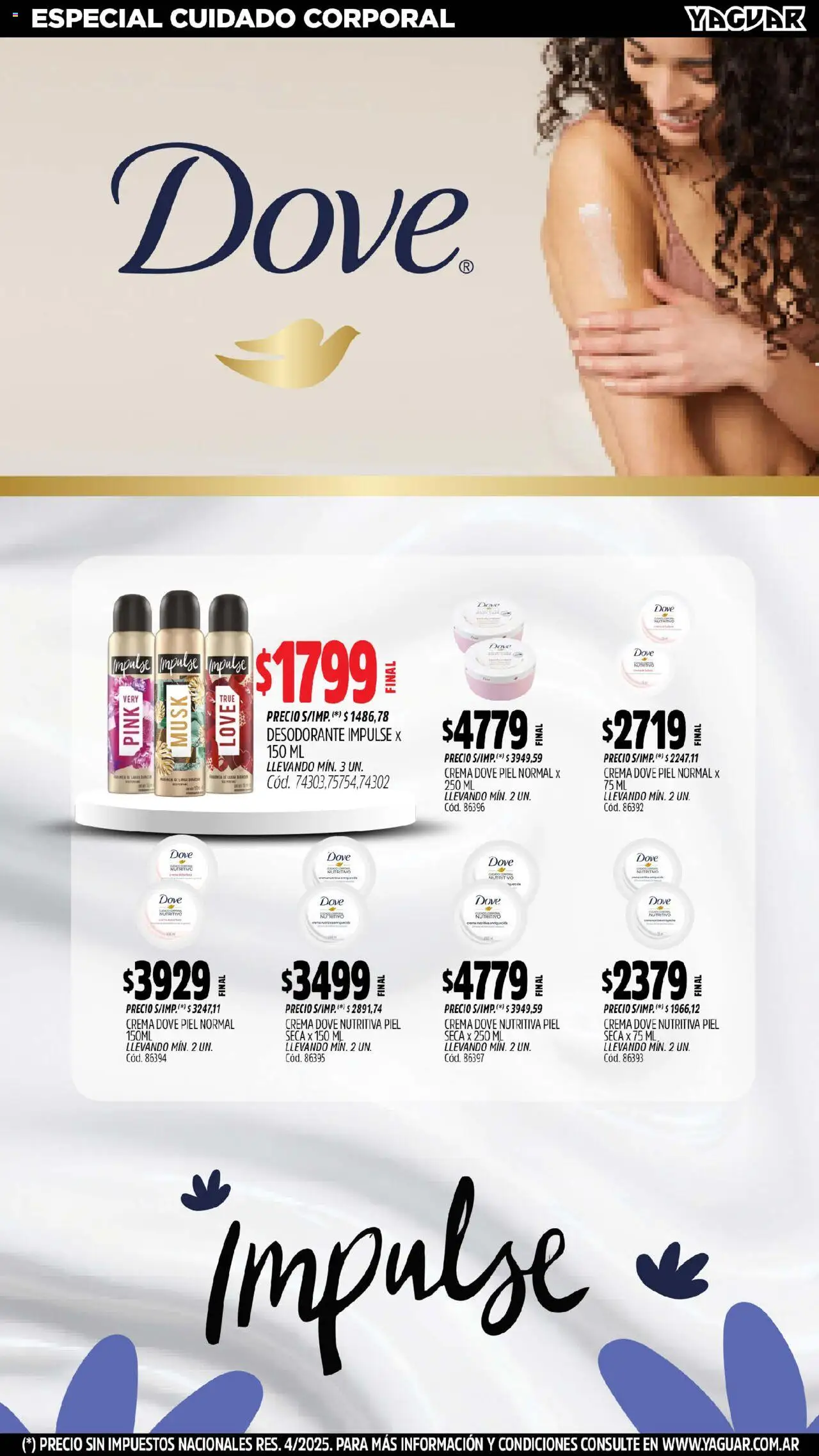 Yaguar - Córdoba │ válido desde el 04.08.2025 | Página: 26 | Productos: Desodorante, Crema