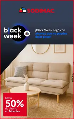 Sodimac - Black Friday válido desde el 18.11.2025