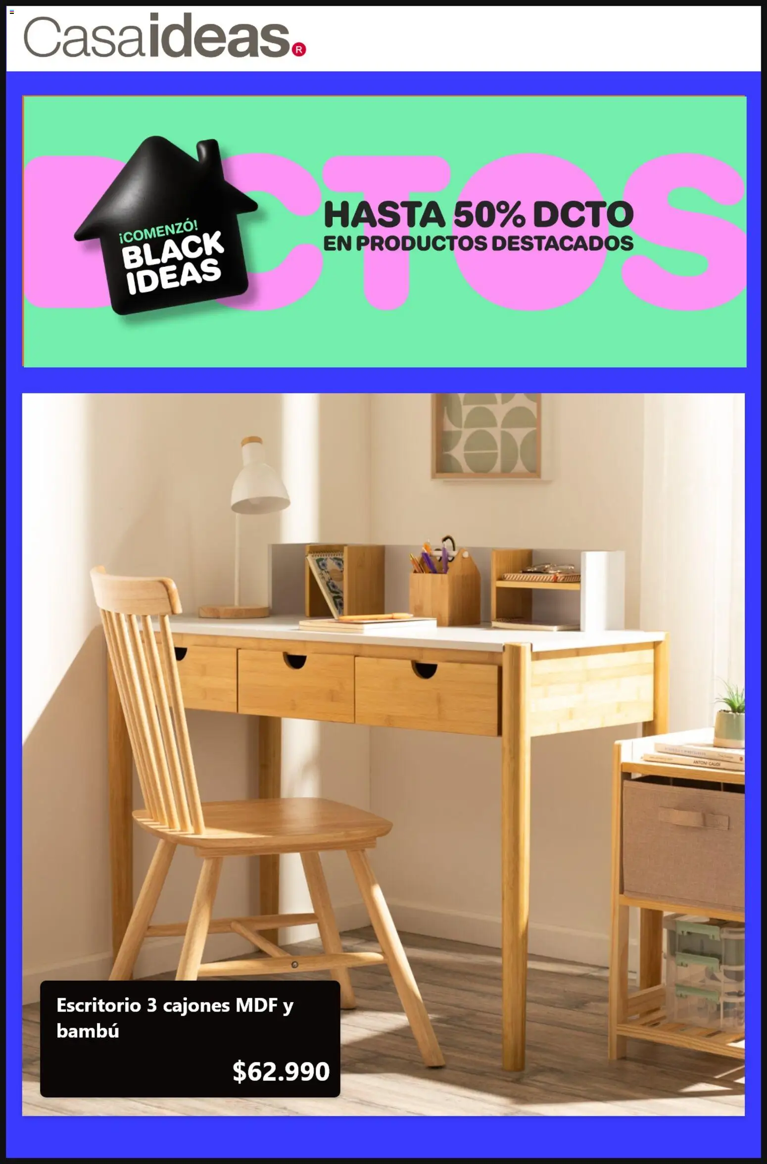 Black Friday Casaideas │ válido desde el 26.11.2025 | Página: 3 | Productos: Escritorio