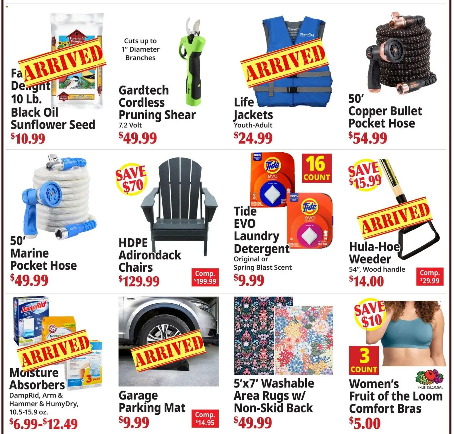 Ocean State Job Lot Coming Attractions - valid from 02.04.2026 | Page: 3 | Products: Hammer, Oil, Detergent