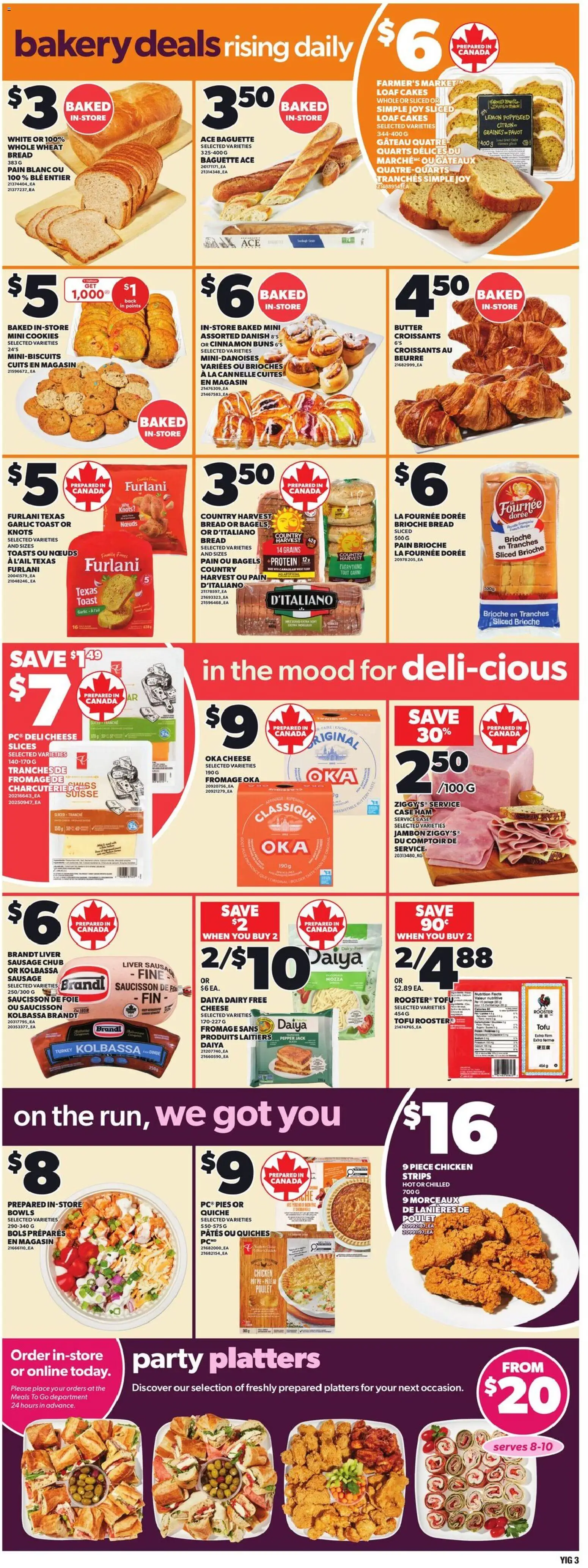 Independent Grocer flyer valid from 12.03.2026 | Page: 6 | Products: Turkey, Bakery, Cheese, Bread