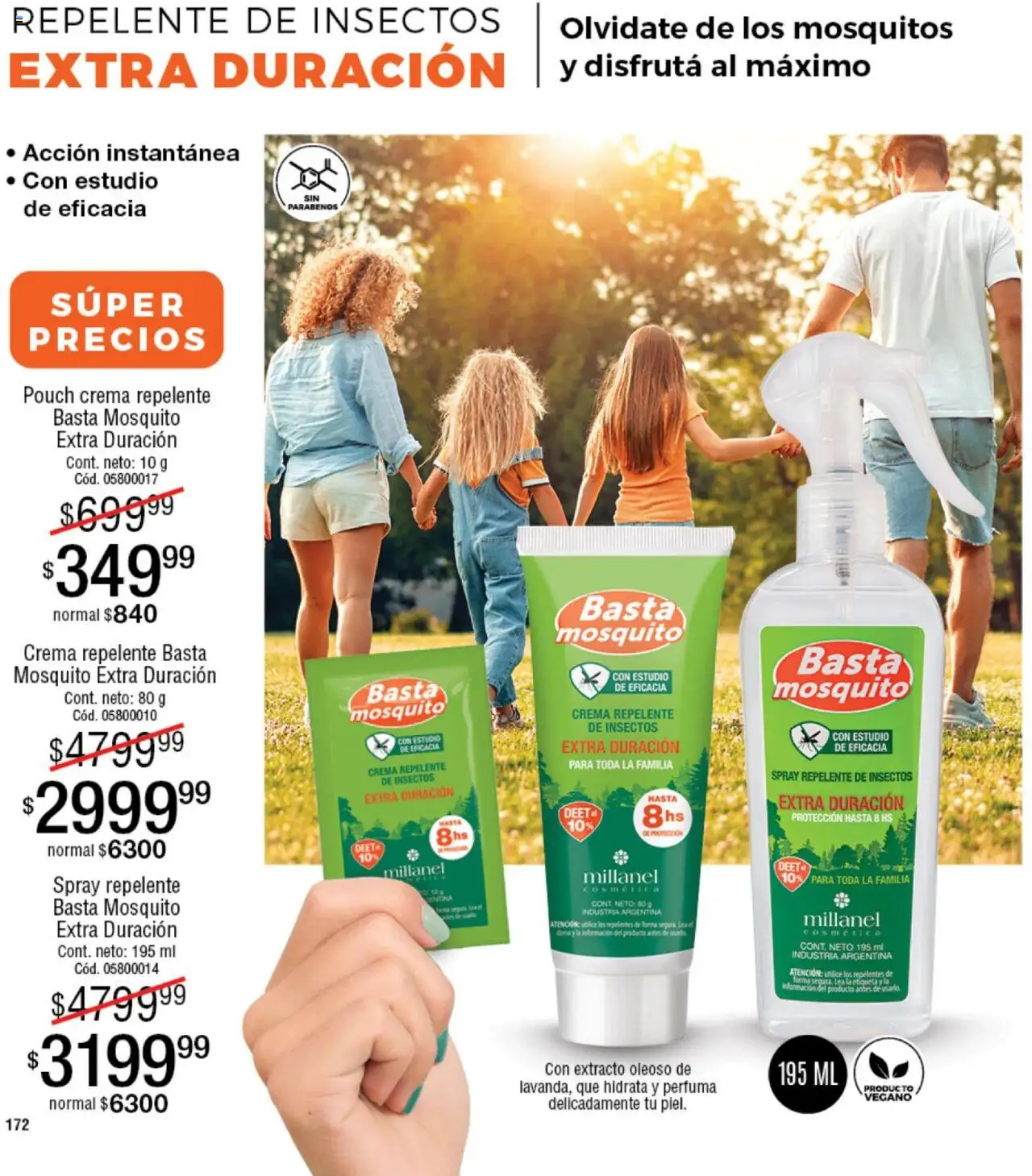 Millanel catálogo │ válido desde el 18.08.2025 | Página: 172 | Productos: Repelente, Crema