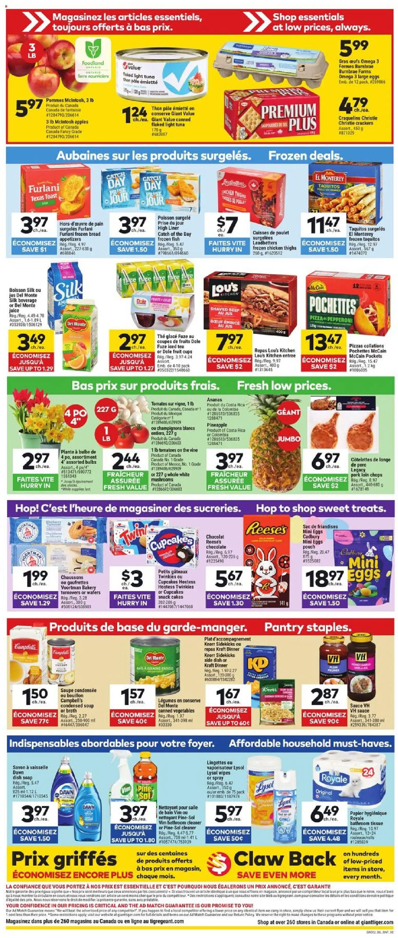 Giant Tiger flyer valid from 11.03.2026 | Page: 2 | Products: Fish, Beef, Eggs, Chicken