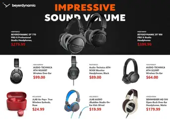 Canada Computers flyer valid from 12.09.2025 | Page: 11 | Products: Monitor, Audio, Headphones