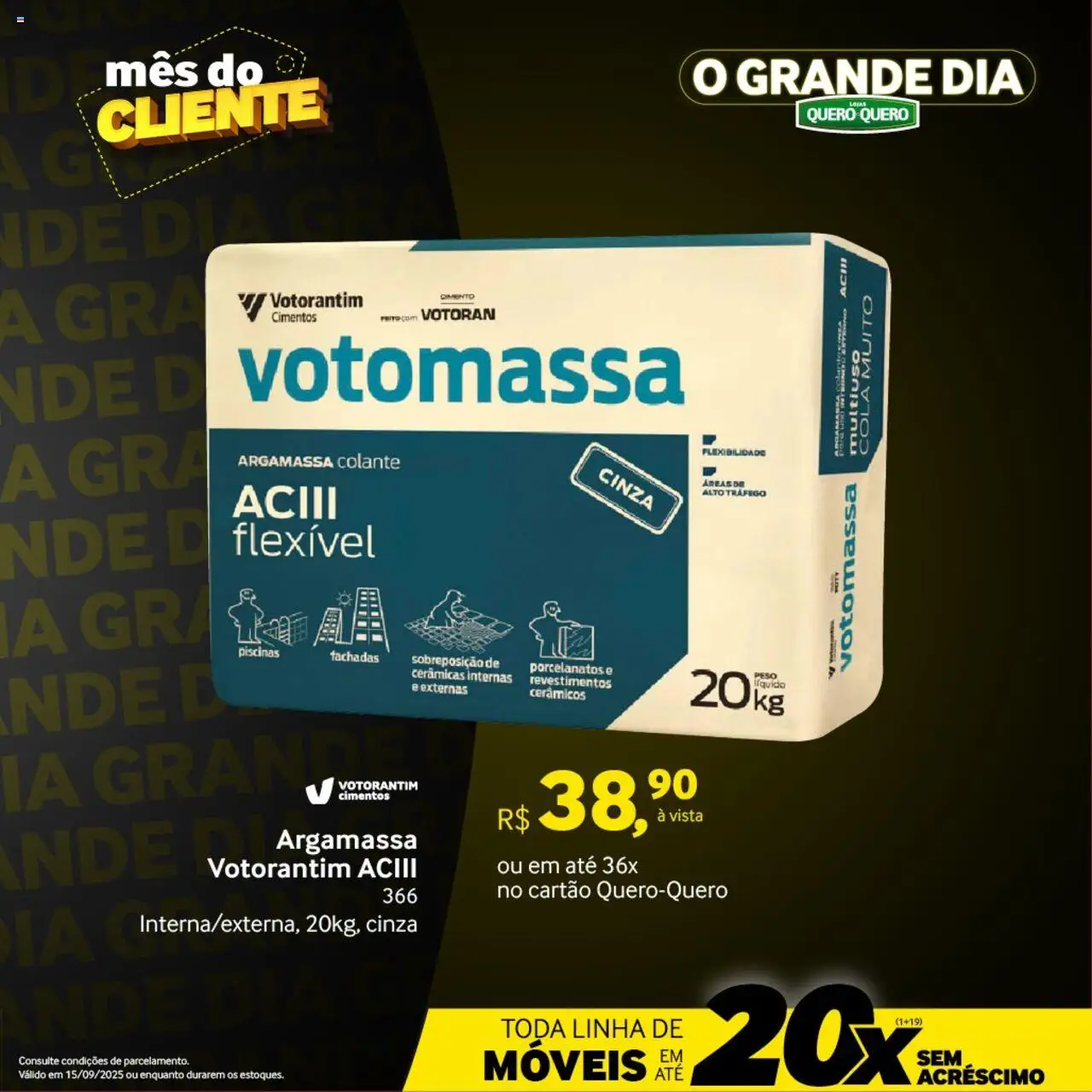 Lojas Quero-Quero Folheto - válido de 15.09.2025 | Página: 8 | Produtos: Argamassa, Cola