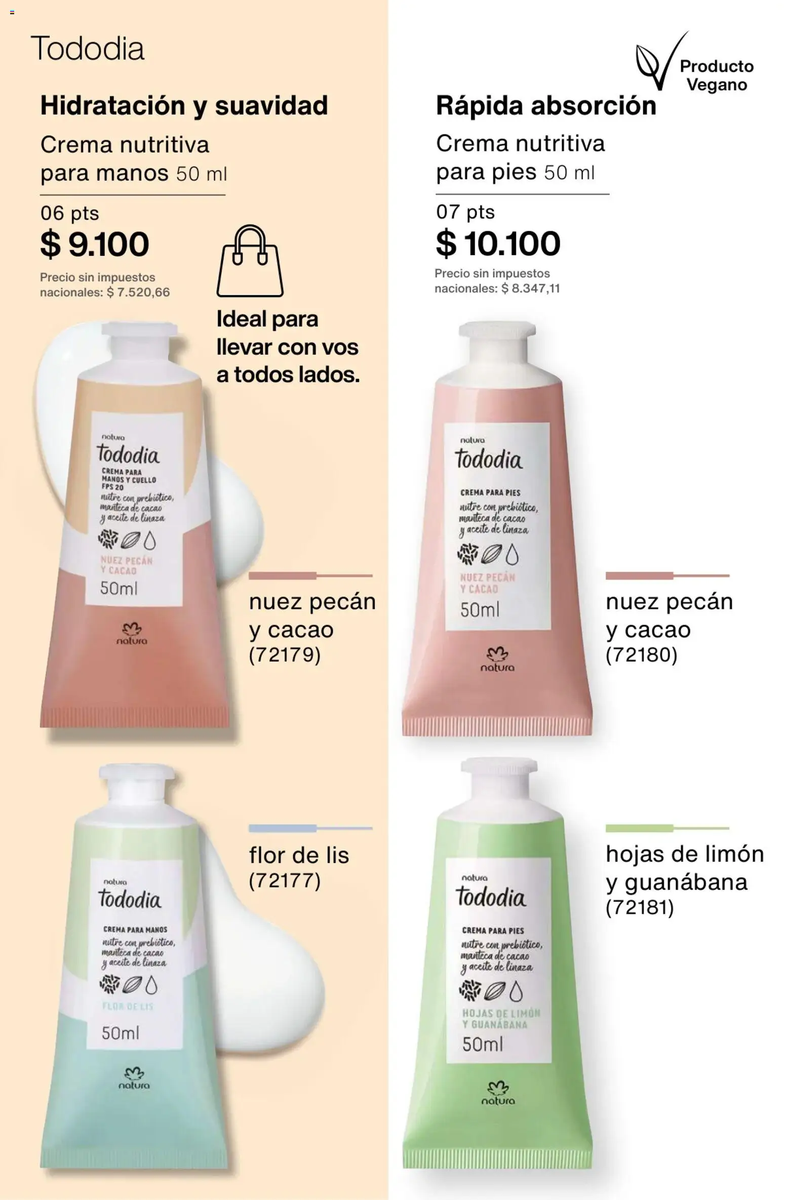 Catálogo Natura Ciclo 1/2026 │ válido desde el 06.01.2026 | Página: 184 | Productos: Aceite, Limón, Nuez, Cacao