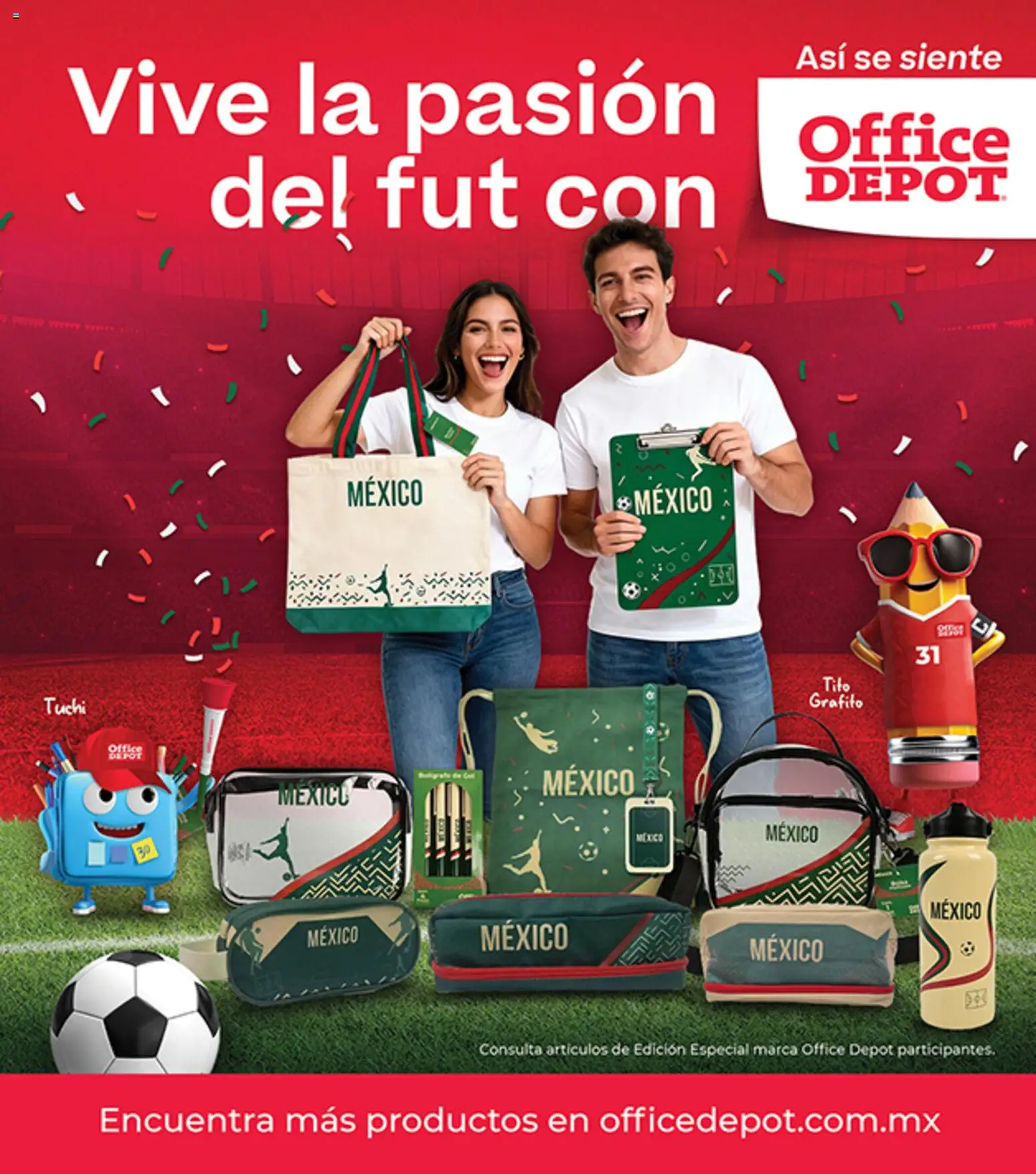 Nuevas ofertas de Office Depot válidas en toda la República Mexicana desde el 01.04.2026. ¡Encuentra las mejores ofertas en Office Depot catálogo! | Página: 1
