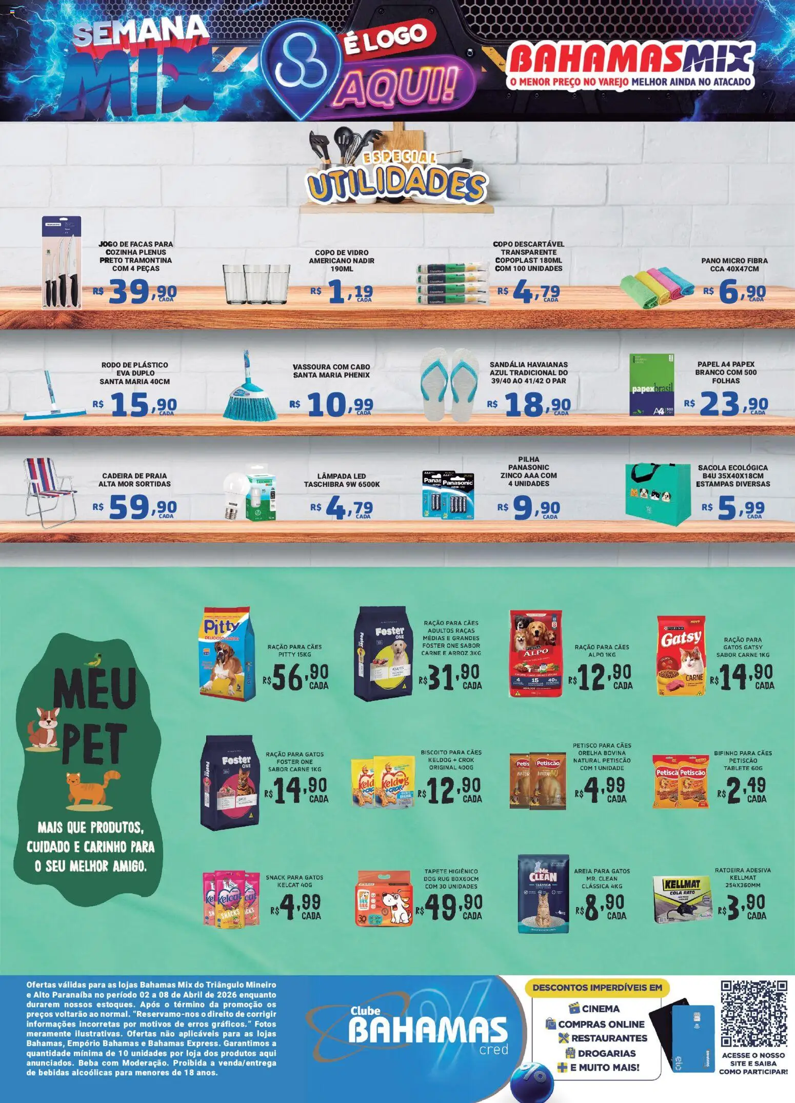 Bahamas Mix Folheto - válido de 02.04.2026 | Página: 4 | Produtos: Lâmpada led, Cabo, Vassoura, Rodo