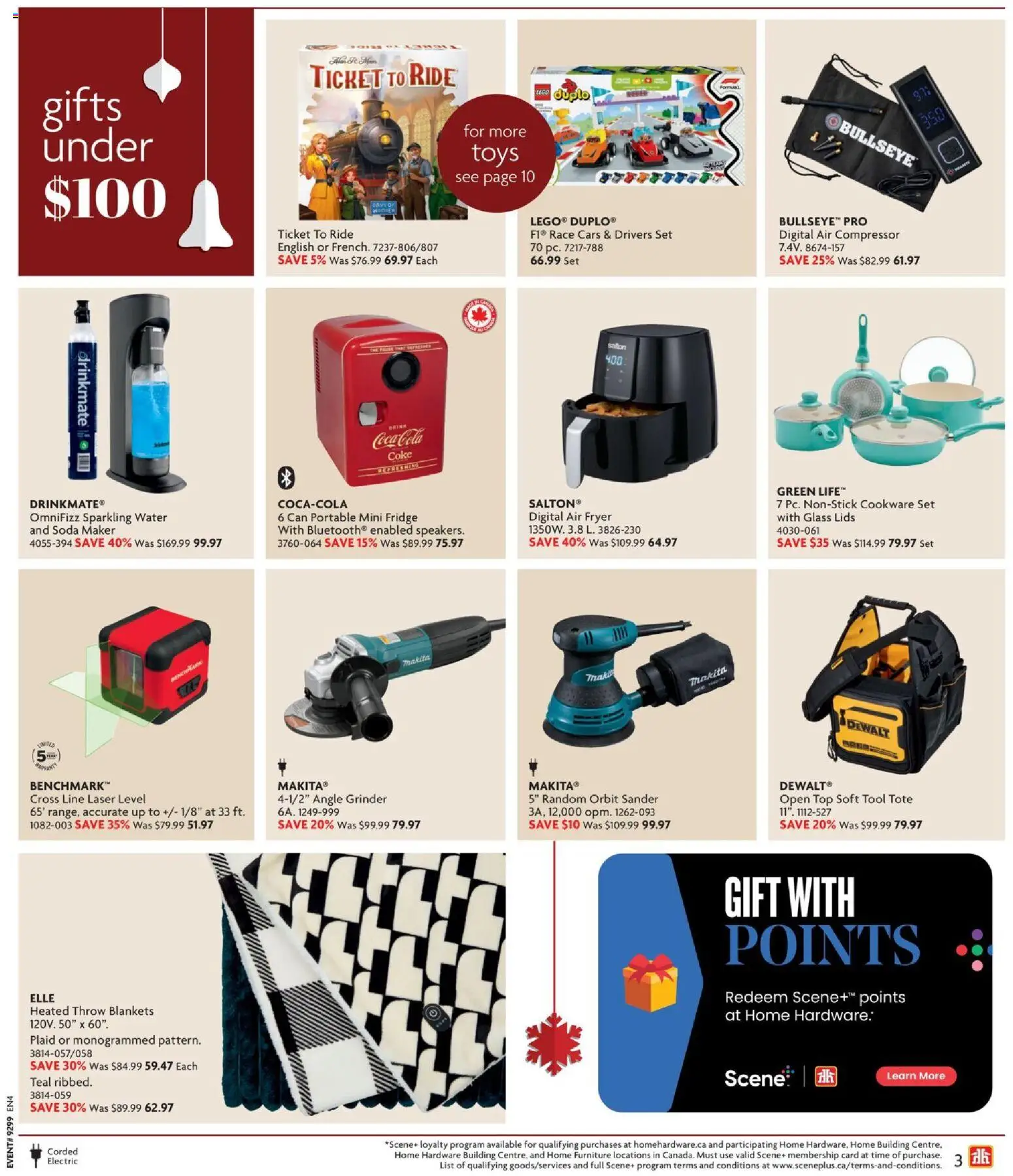 Home Hardware flyer valid from 06.11.2025 | Page: 3 | Products: Grinder, Fryer