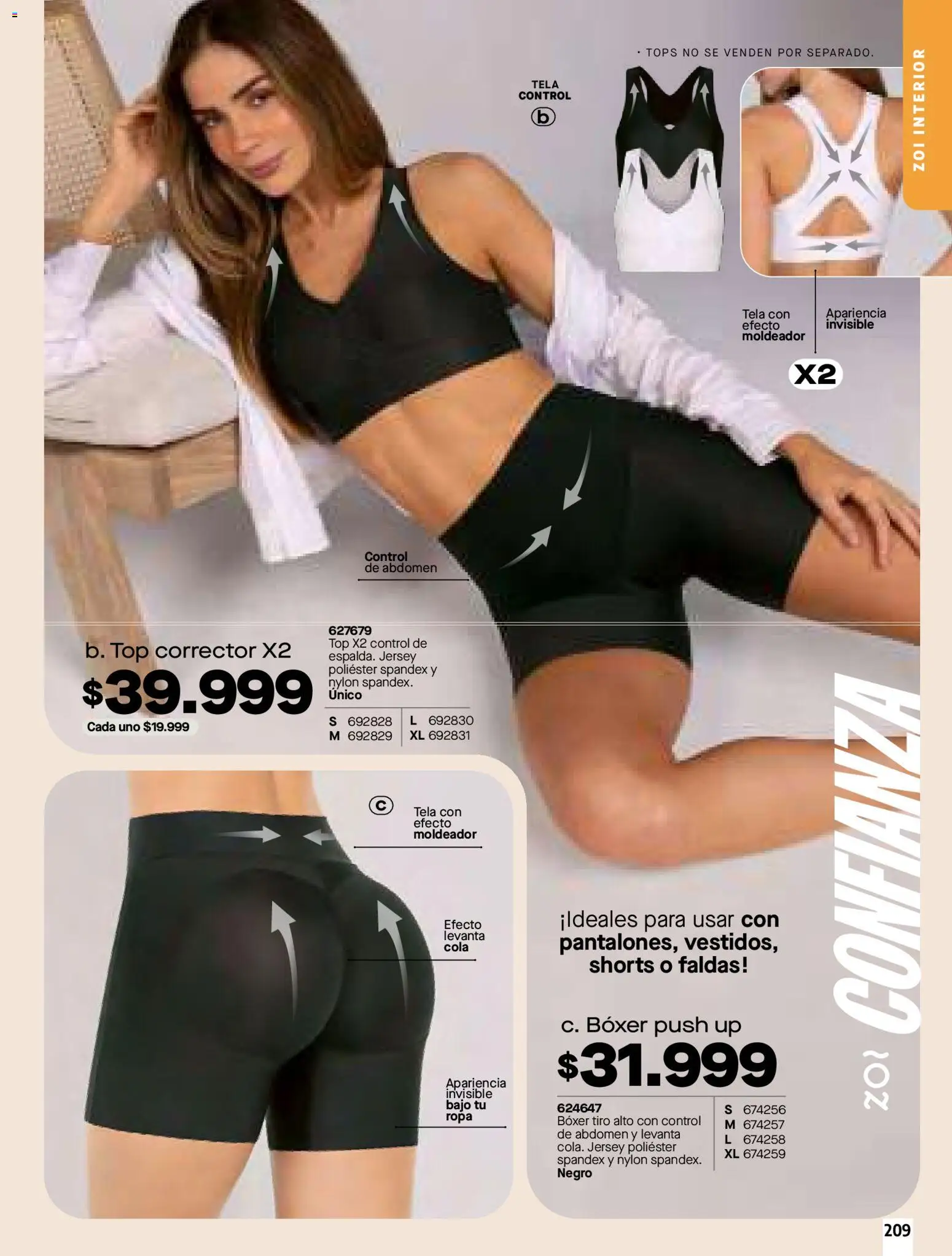 Pacifika revista - valida desde el 01.04.2026 | Página: 209 | Productos: Top, Corrector, Ropa, Faldas