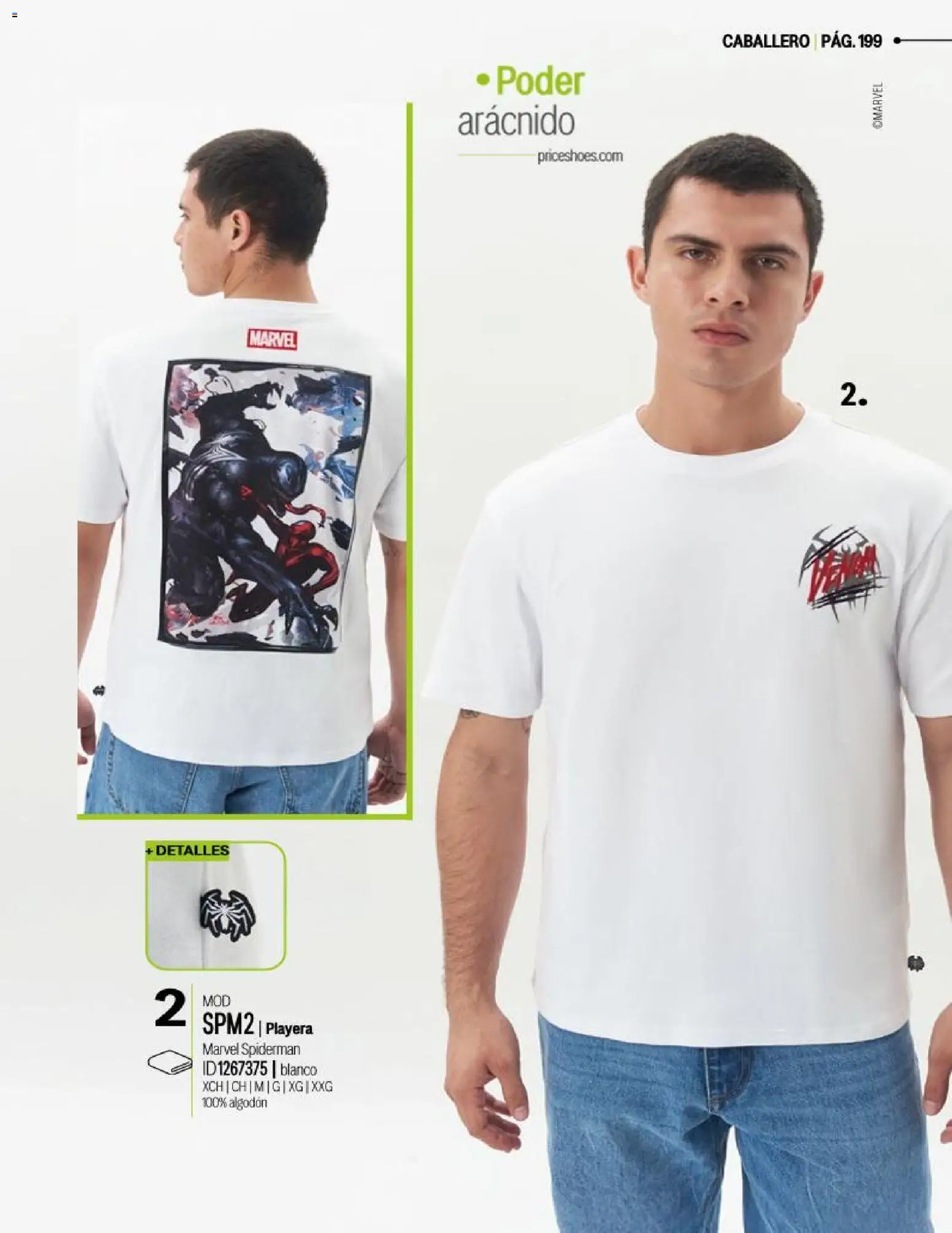 Nuevas ofertas de Price Shoes válidas en toda la República Mexicana desde el 14.03.2026. ¡Encuentra las mejores ofertas en Price Shoes catálogo Licencias! | Página: 199 | Productos: Algodón, Playera