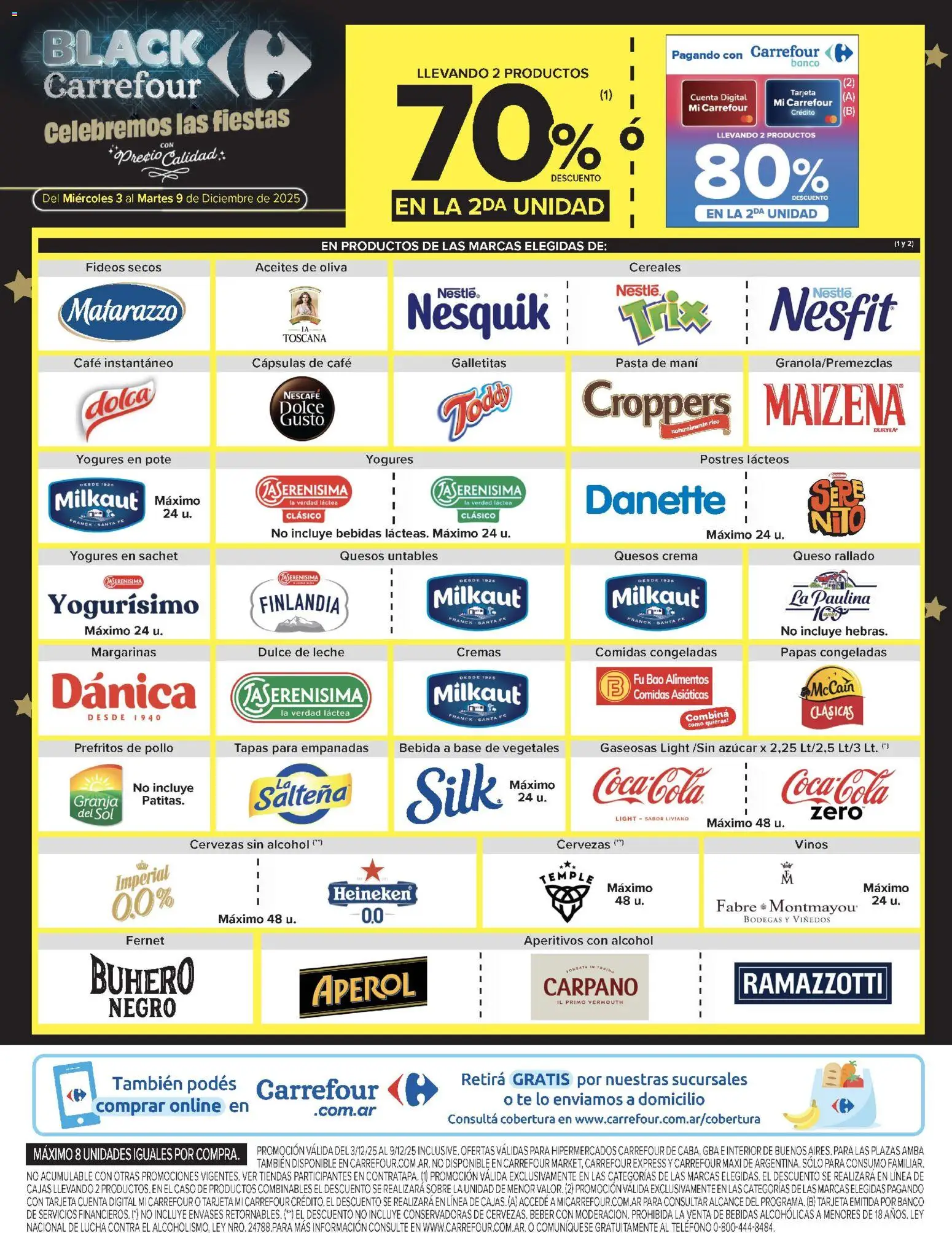 Carrefour - Carrefour Hiper 03 Diciembre - 9f59952f-7627-4a15-93a5-226a35a10741 │ válido desde el 03.12.2025 | Página: 9 | Productos: Teléfono, Sobre, Pollo, Cereales