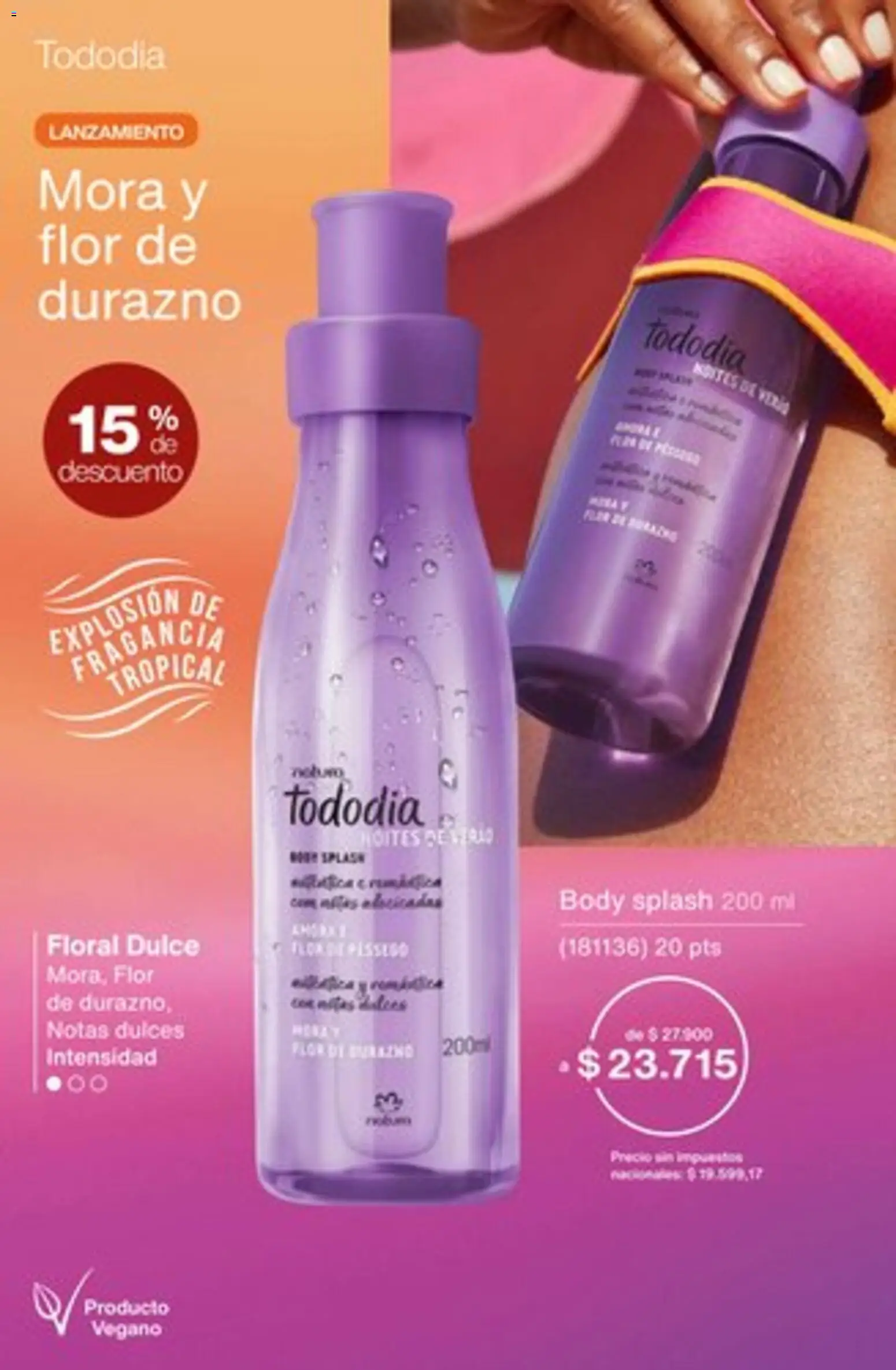 Catálogo Natura Ciclo 1/2026 │ válido desde el 04.12.2025 | Página: 179 | Productos: Body, Durazno, Fragancia