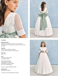 Vista previa de El Corte Inglés catálogo Comuniones 2026, nuevo folleto de la tienda, válido en México a partir del 20.11.2025 | Página: 7