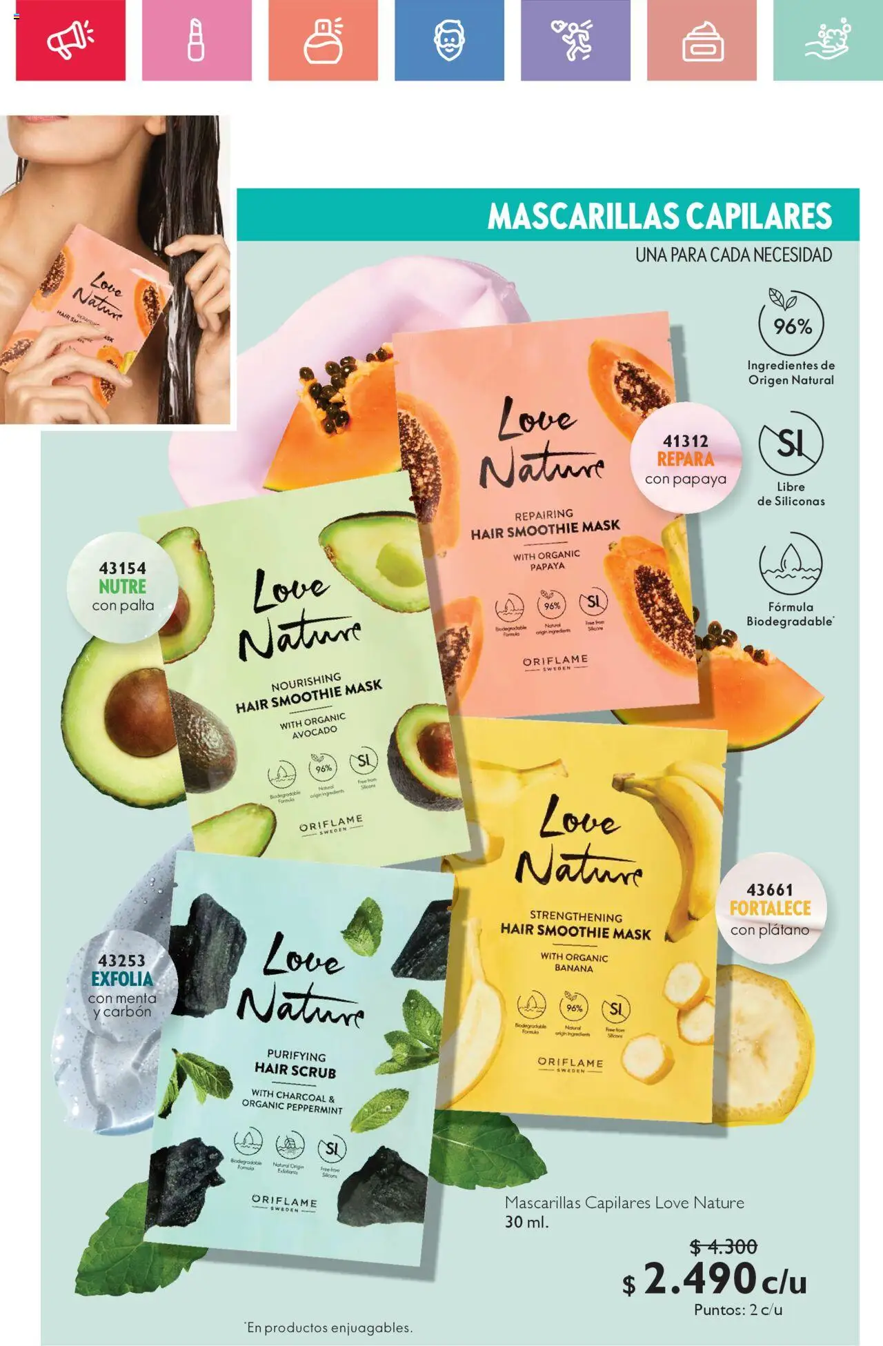 Oriflame catálogo │ válido desde el 21.06.2025 | Página: 80 | Productos: Palta, Plátano