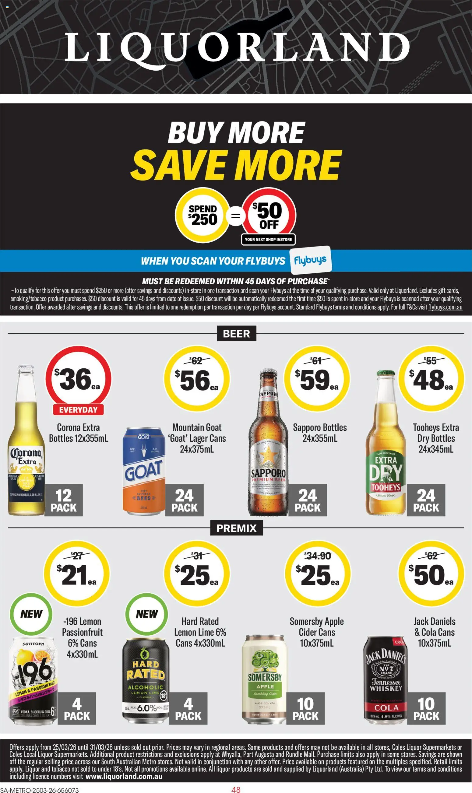 Coles catalogue - valid from 25.03.2026 | Page: 48 | Products: Passionfruit, Lemon, Lime, Date
