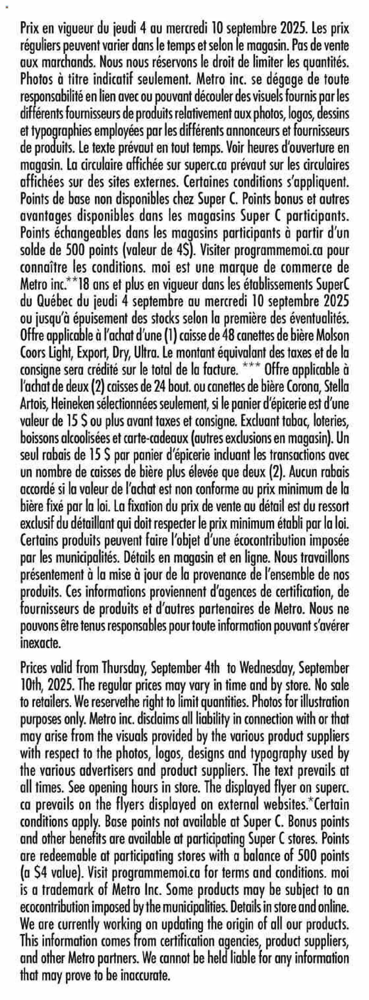 Super C flyer valid from 04.09.2025 | Page: 16