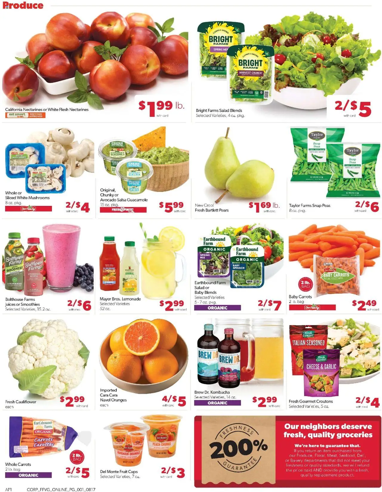 Family Fare Weekly Ad - MI - valid from 17.08.2025 | Page: 8 | Products: Bakery, Cheese, Garlic, Bag