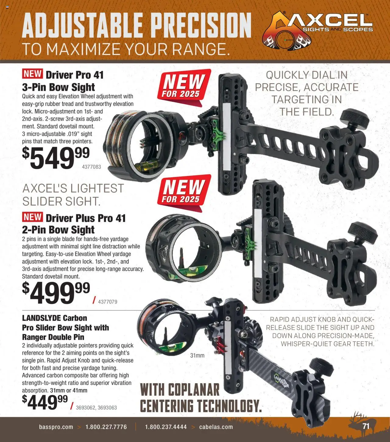 Cabela's Archery 25 - valid from 15.07.2025 | Page: 71 | Products: Pin, Bow