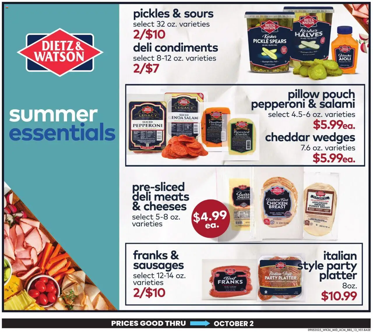 Acme Big Book of Savings - valid from 05.09.2025 | Page: 13 | Products: Pillow, Salami, Beef, Garlic