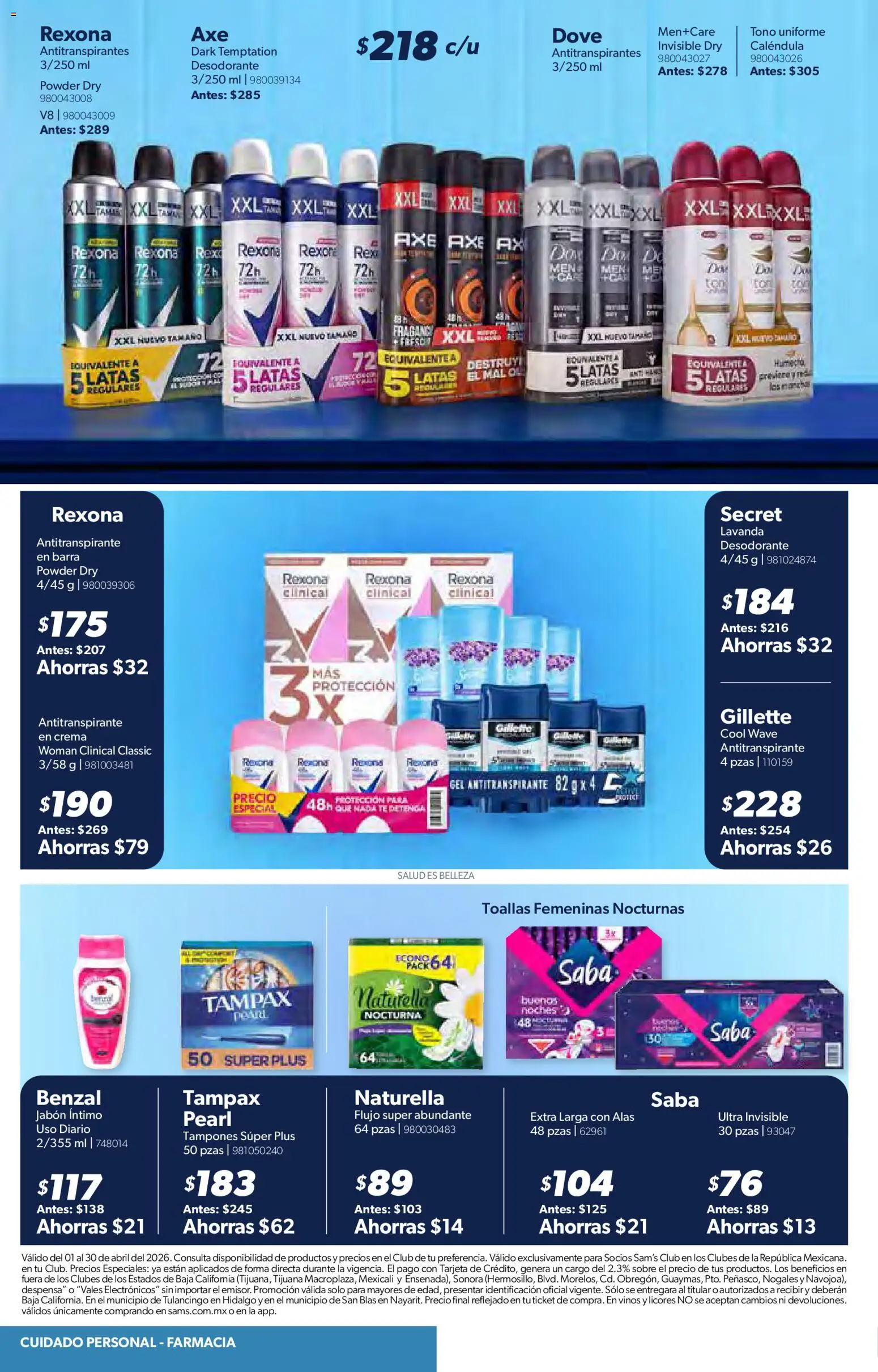 Nuevas ofertas de Sam's Club válidas en toda la República Mexicana desde el 01.04.2026. ¡Encuentra las mejores ofertas en Sam's Club catálogo! | Página: 18