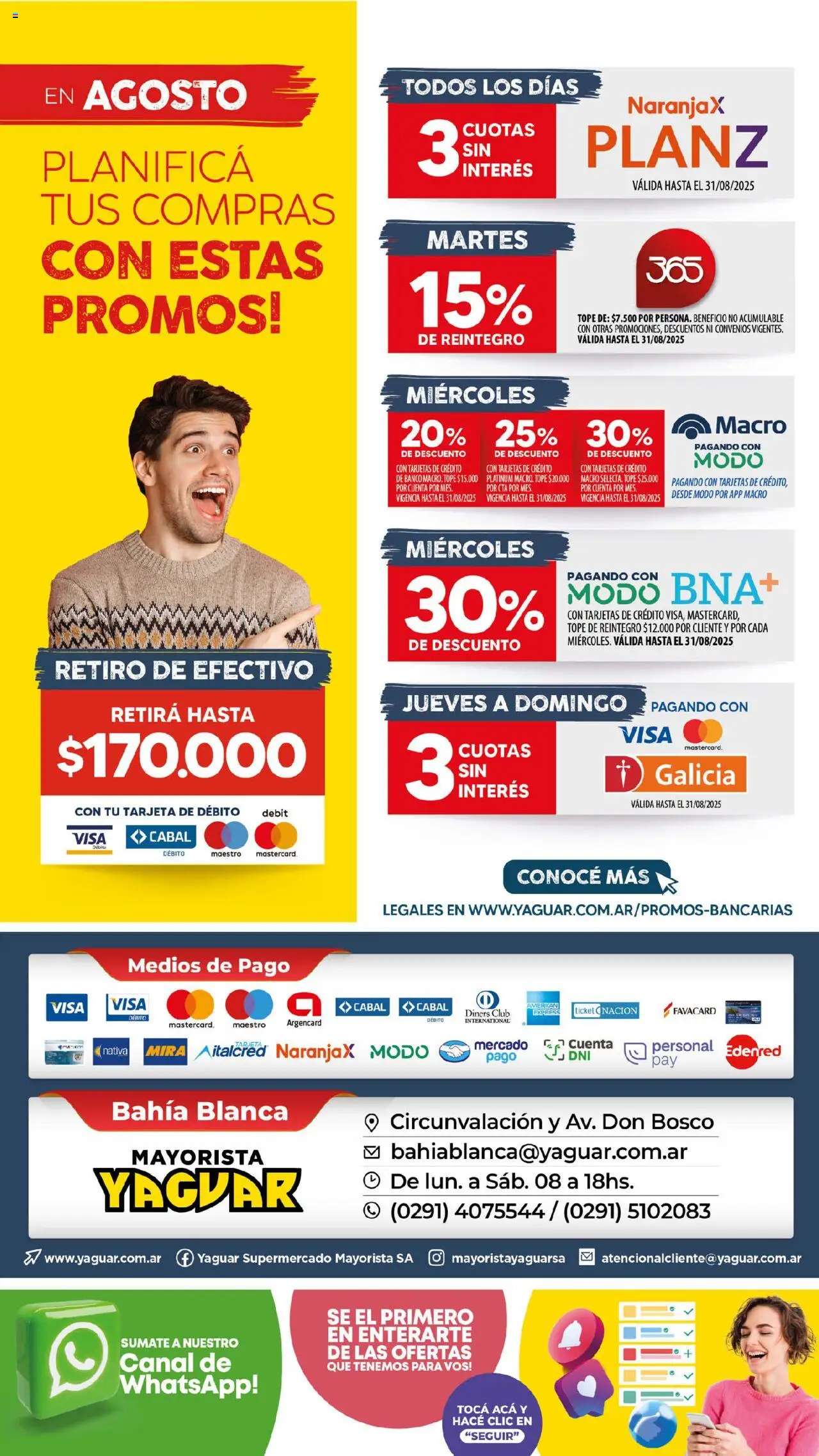 Yaguar - Bahía Blanca │ válido desde el 18.08.2025 | Página: 29 | Productos: Banco