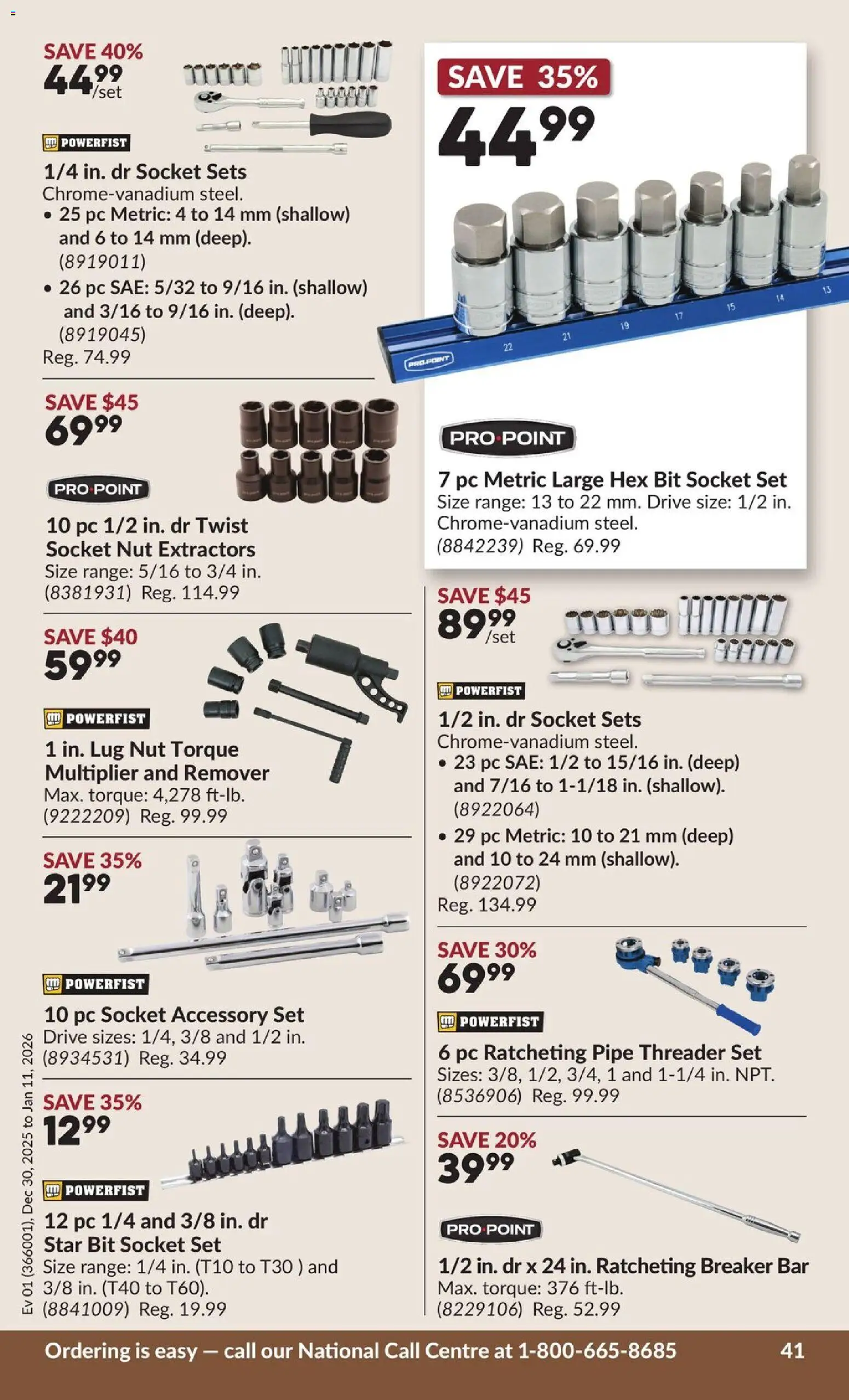 Princess Auto flyer valid from 30.12.2025 | Page: 46 | Products: PC, Socket