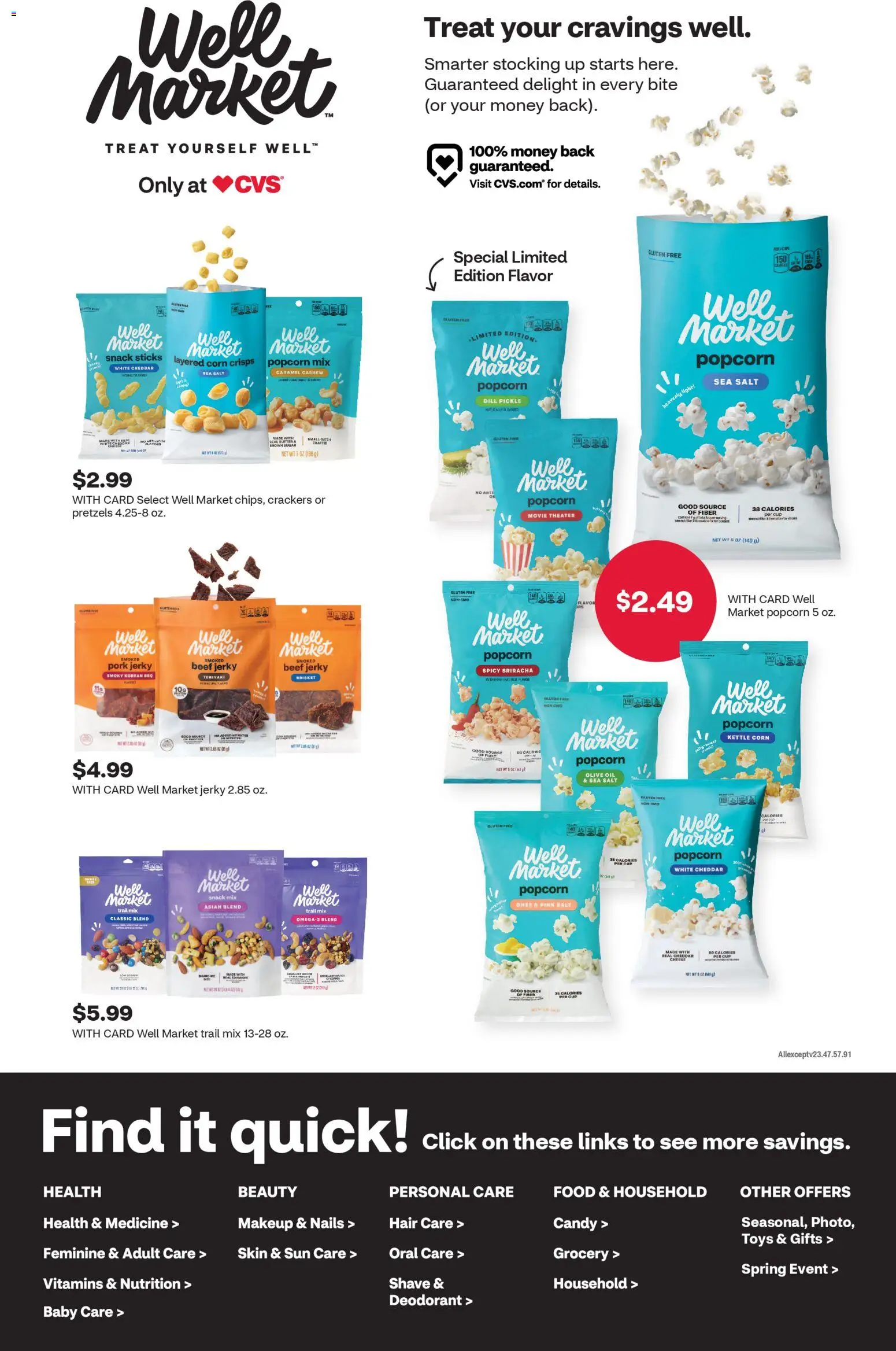 CVS Pharmacy Weekly Ad - FL - valid from 19.04.2026 | Page: 7 | Products: Corn, Butter, Beef, Salt