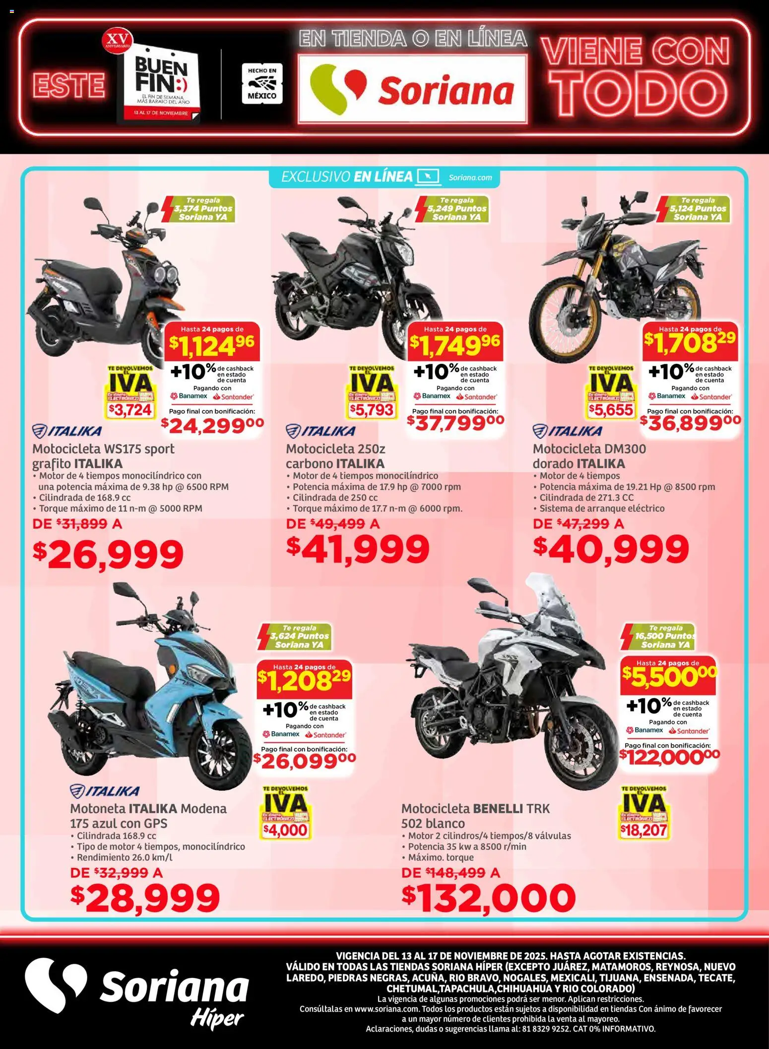 Nuevas ofertas de Soriana válidas en toda la República Mexicana desde el 13.11.2025. ¡Encuentra las mejores ofertas en Soriana Buen Fin ! | Página: 48 | Productos: Té