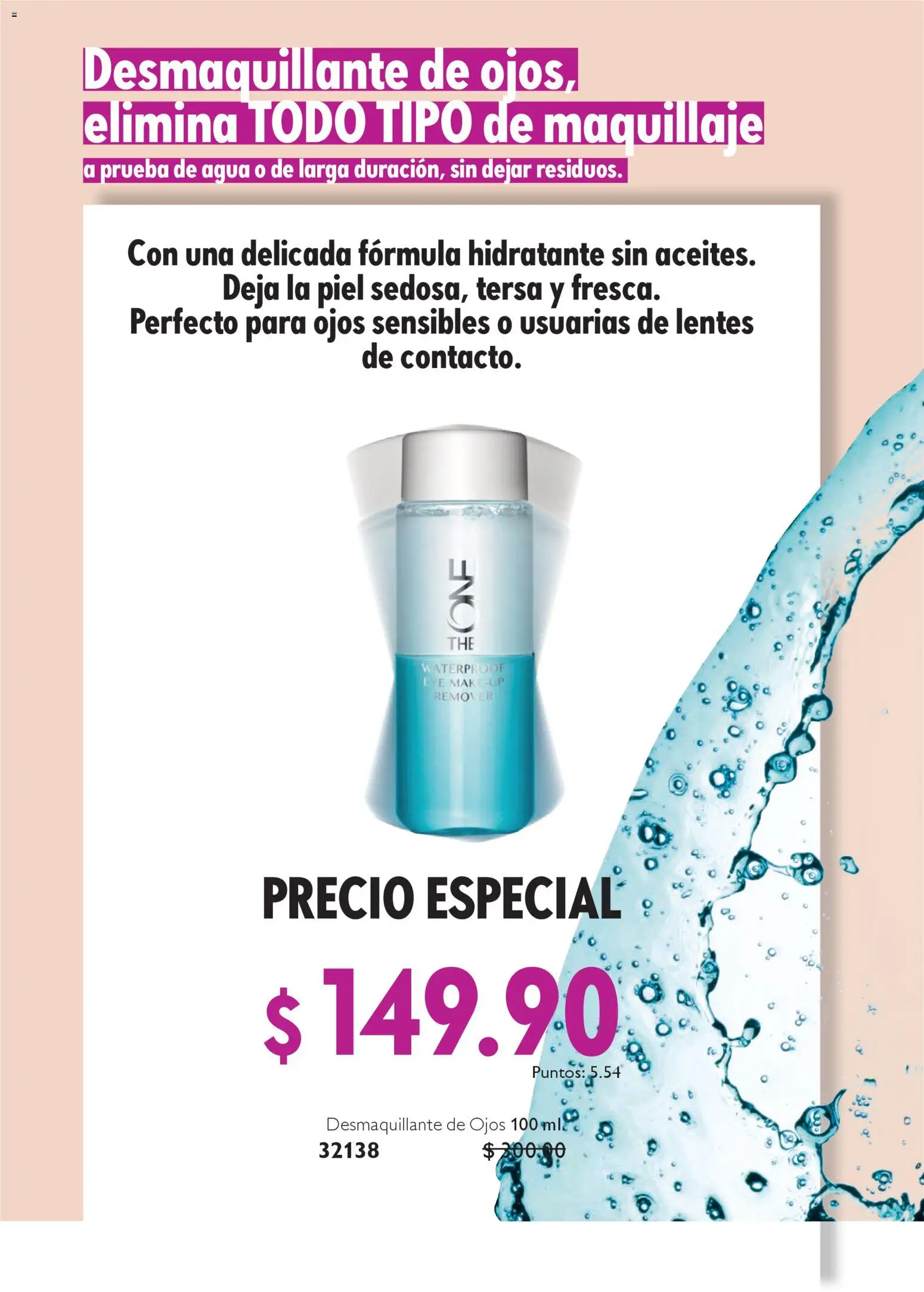 Nuevas ofertas de Oriflame válidas en toda la República Mexicana desde el 27.12.2025. ¡Encuentra las mejores ofertas en Oriflame campaña 1 2026! | Página: 18 | Productos: Lentes, Desmaquillante, Maquillaje, Desmaquillante de ojos