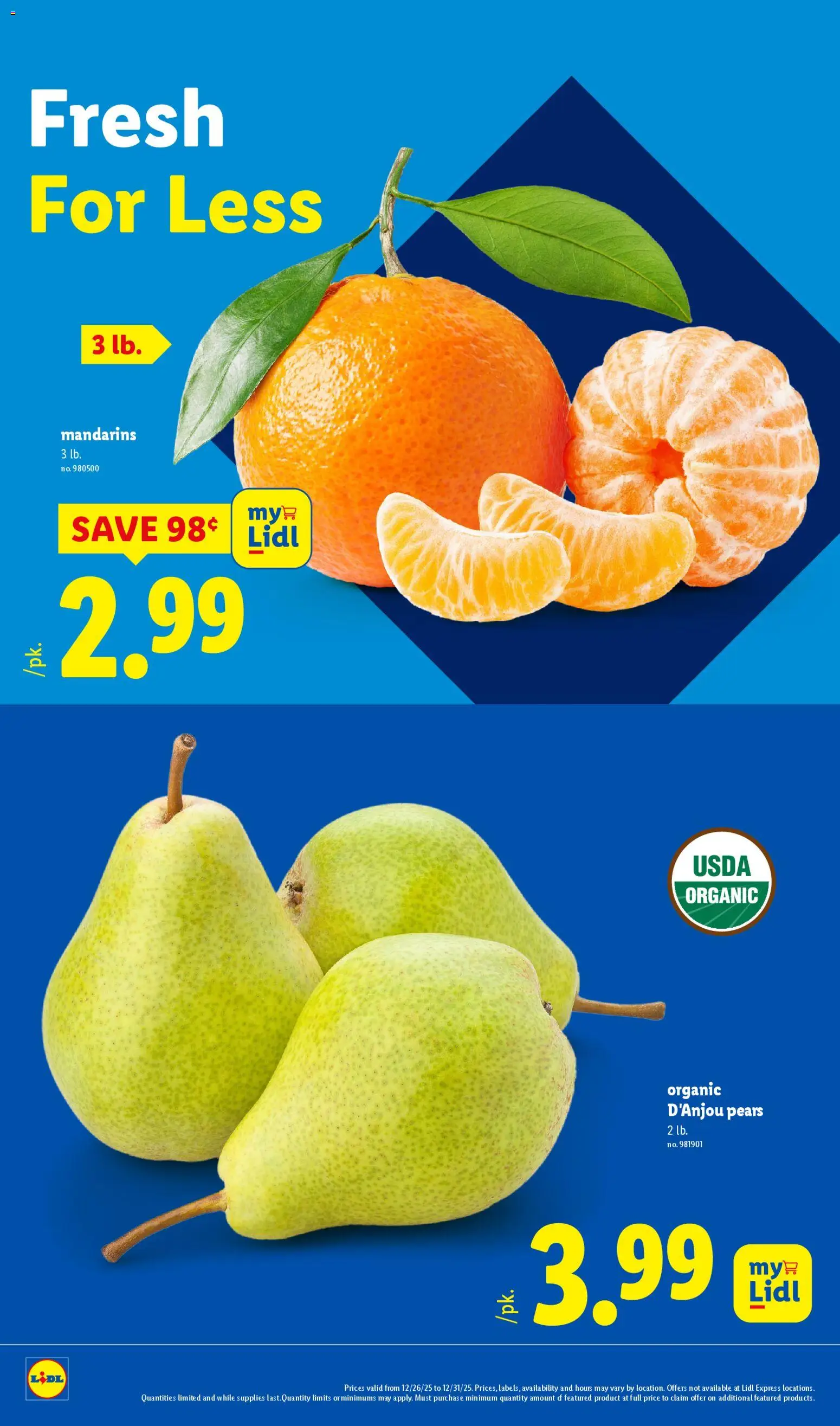 Lidl Weekly Ad - valid from 26.12.2025 | Page: 4 | Products: Mandarins