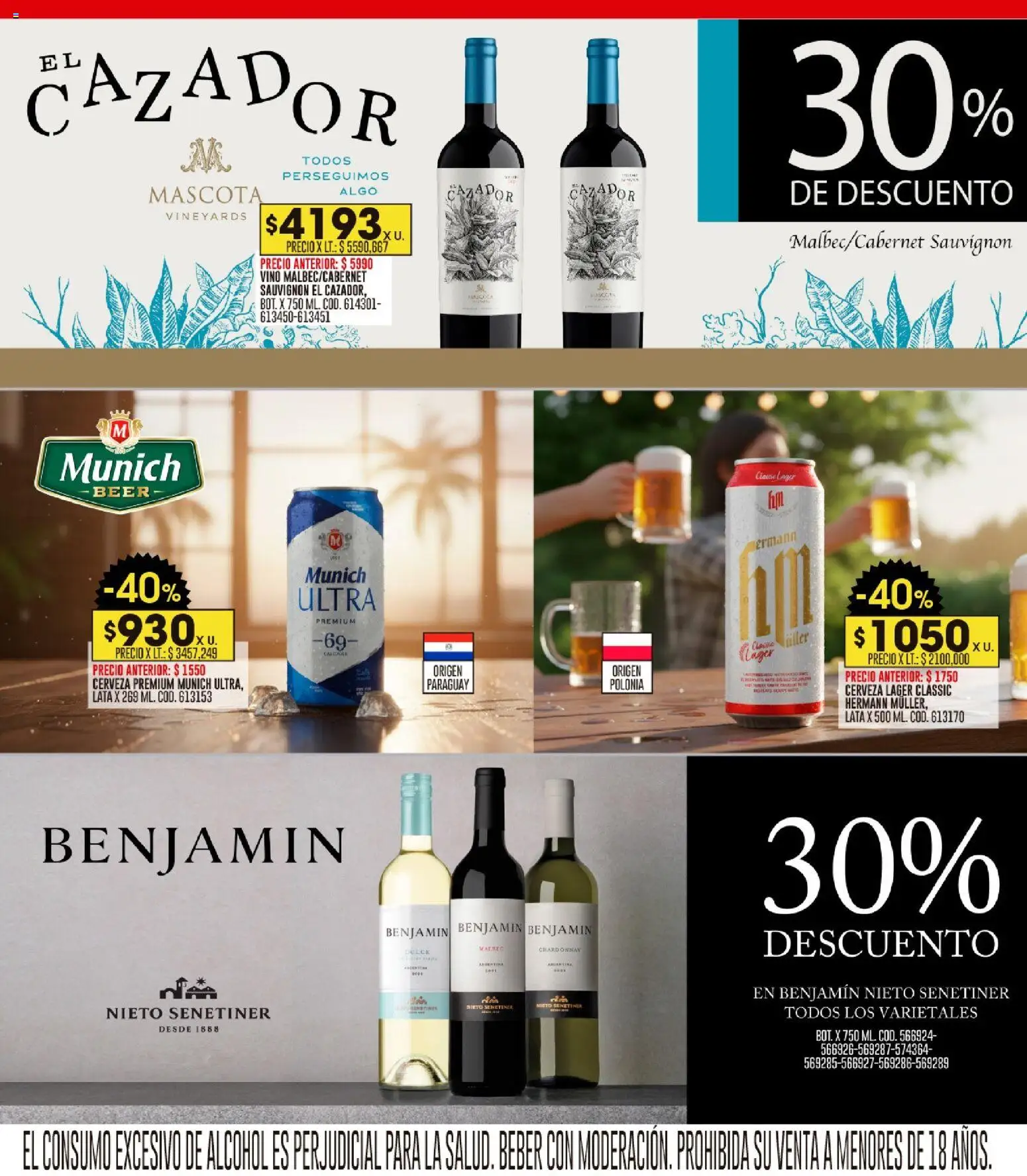 Coto - Ofertas │ válido desde el 19.01.2026 | Página: 16 | Productos: Vino, Cerveza