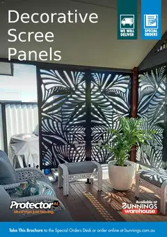 Preview of Bunnings Warehouse - ProtectorAl Deco Screens A4 SP Brochure - valid from 31.10.2025