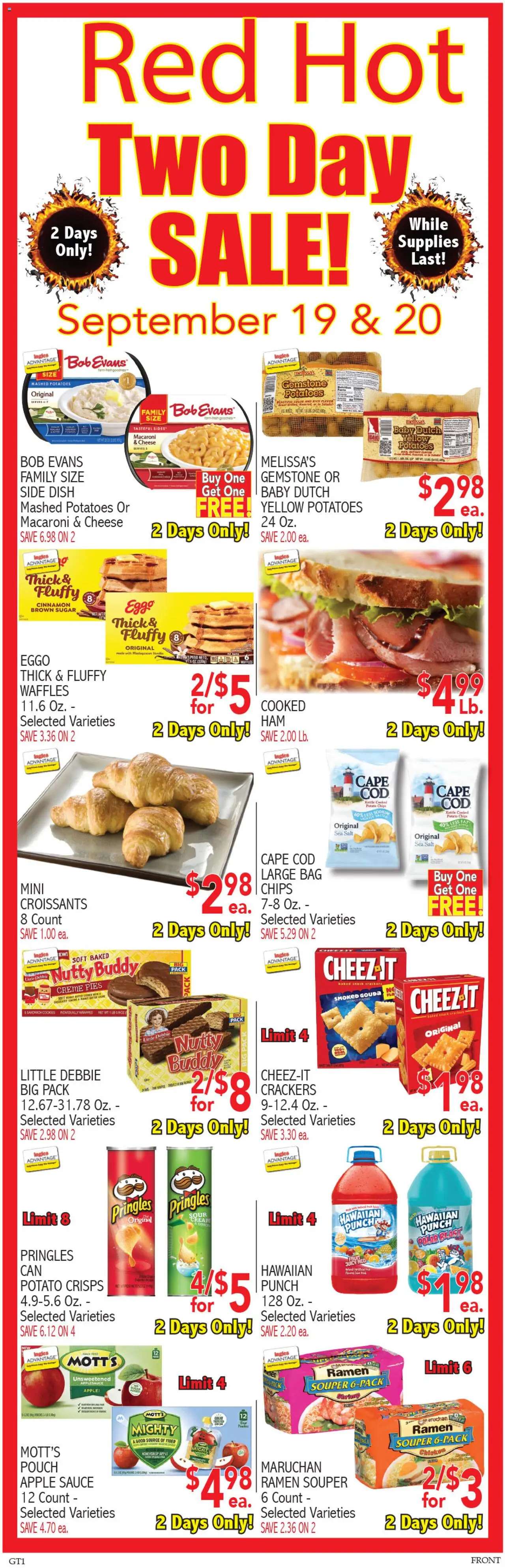 Ingles Weekly Ad - valid from 17.09.2025 | Page: 5 | Products: Chips, Sauce, Croissants, Bag